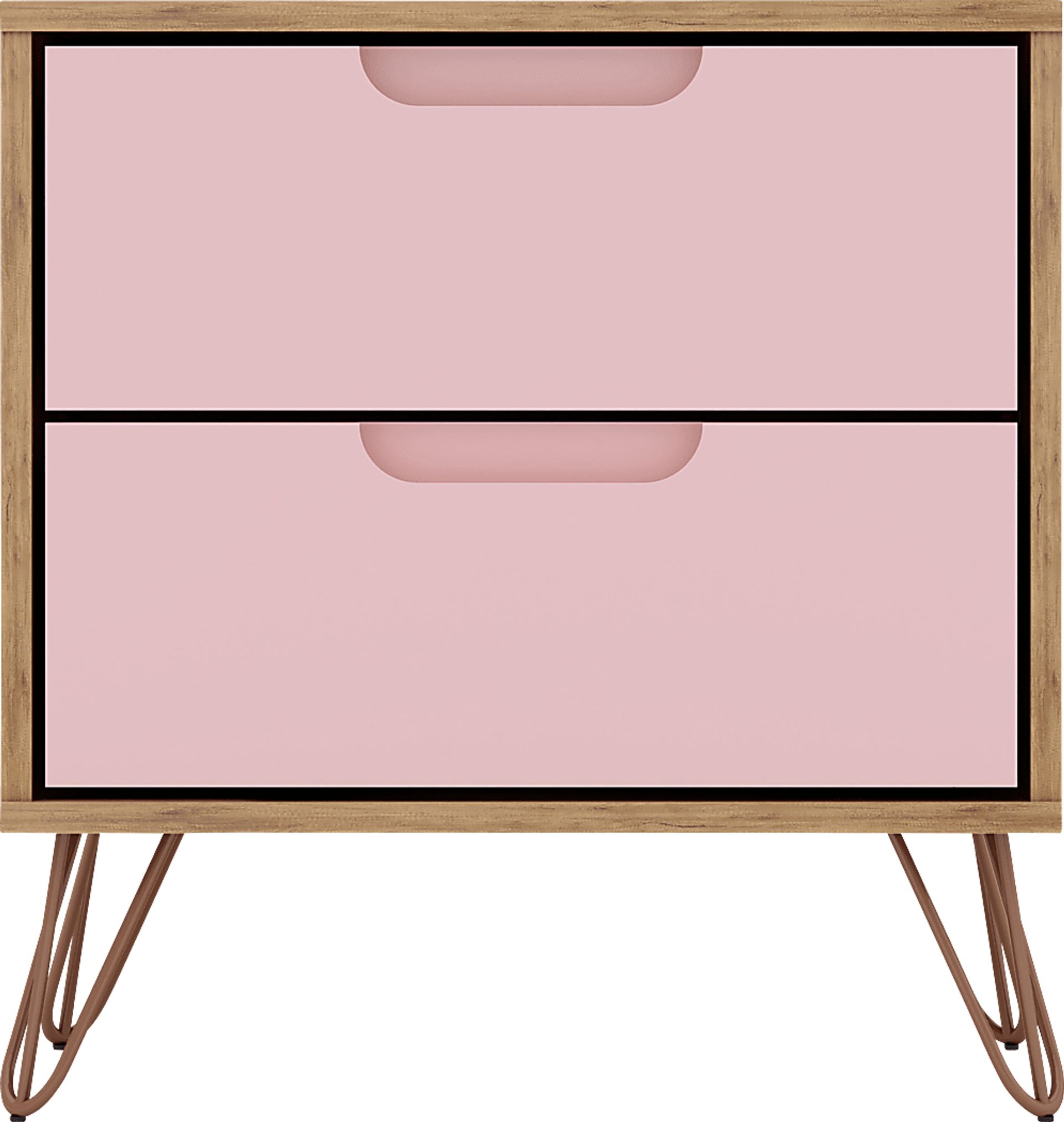 Camomile V Pink Nightstand - Image 1