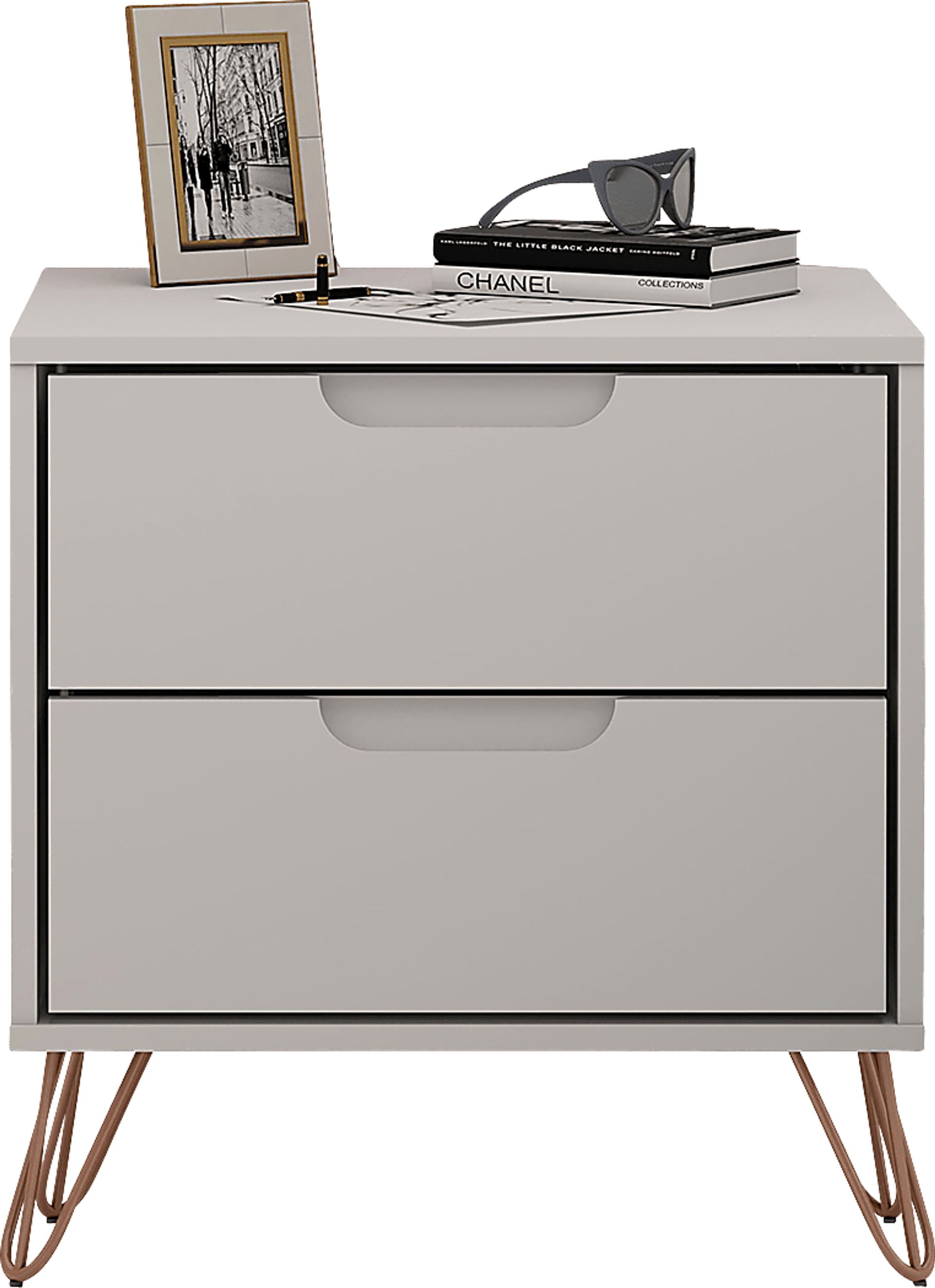 Camomile V White Nightstand - Image 11