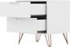 Camomile V White Nightstand