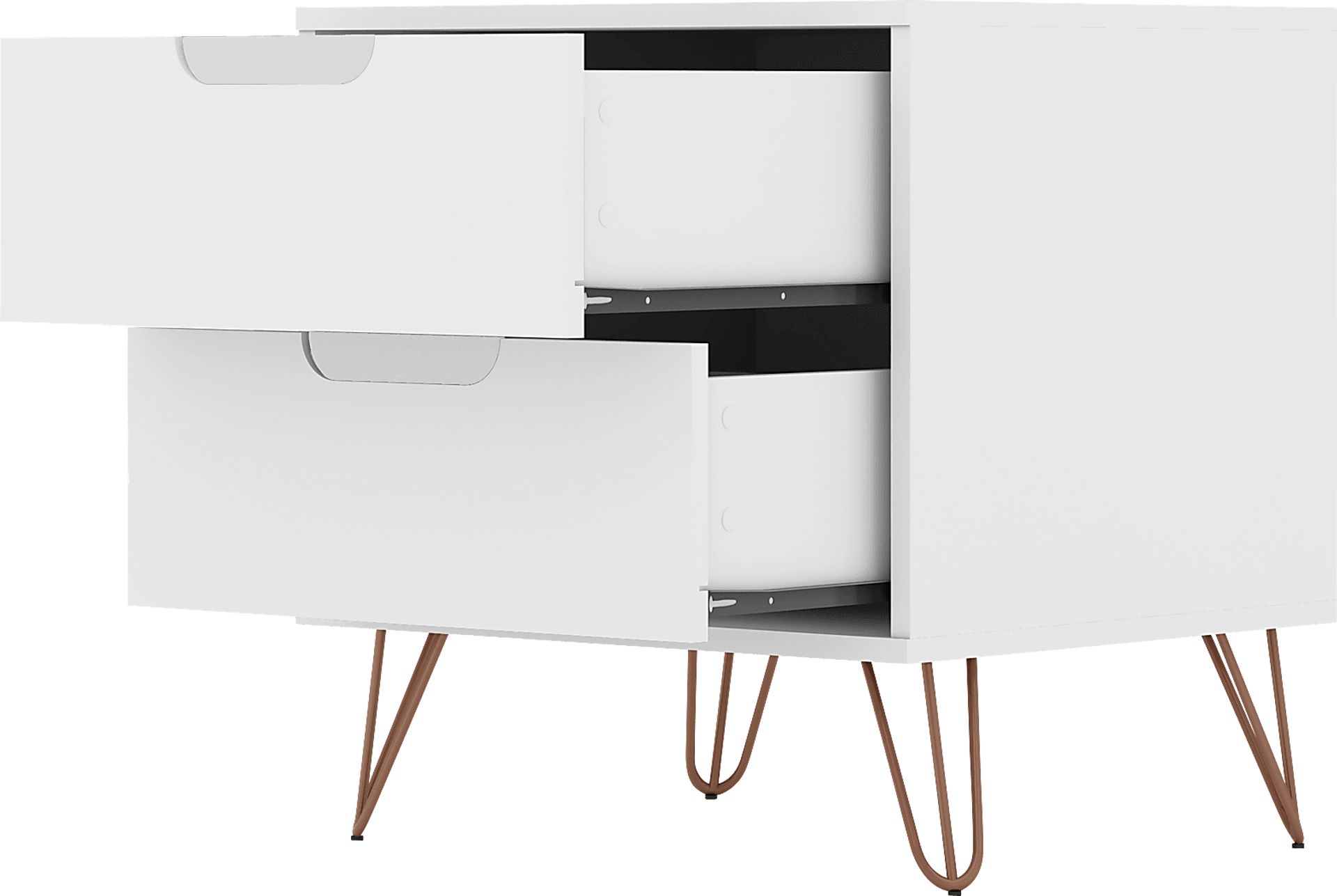 Camomile V White Nightstand - Image 4