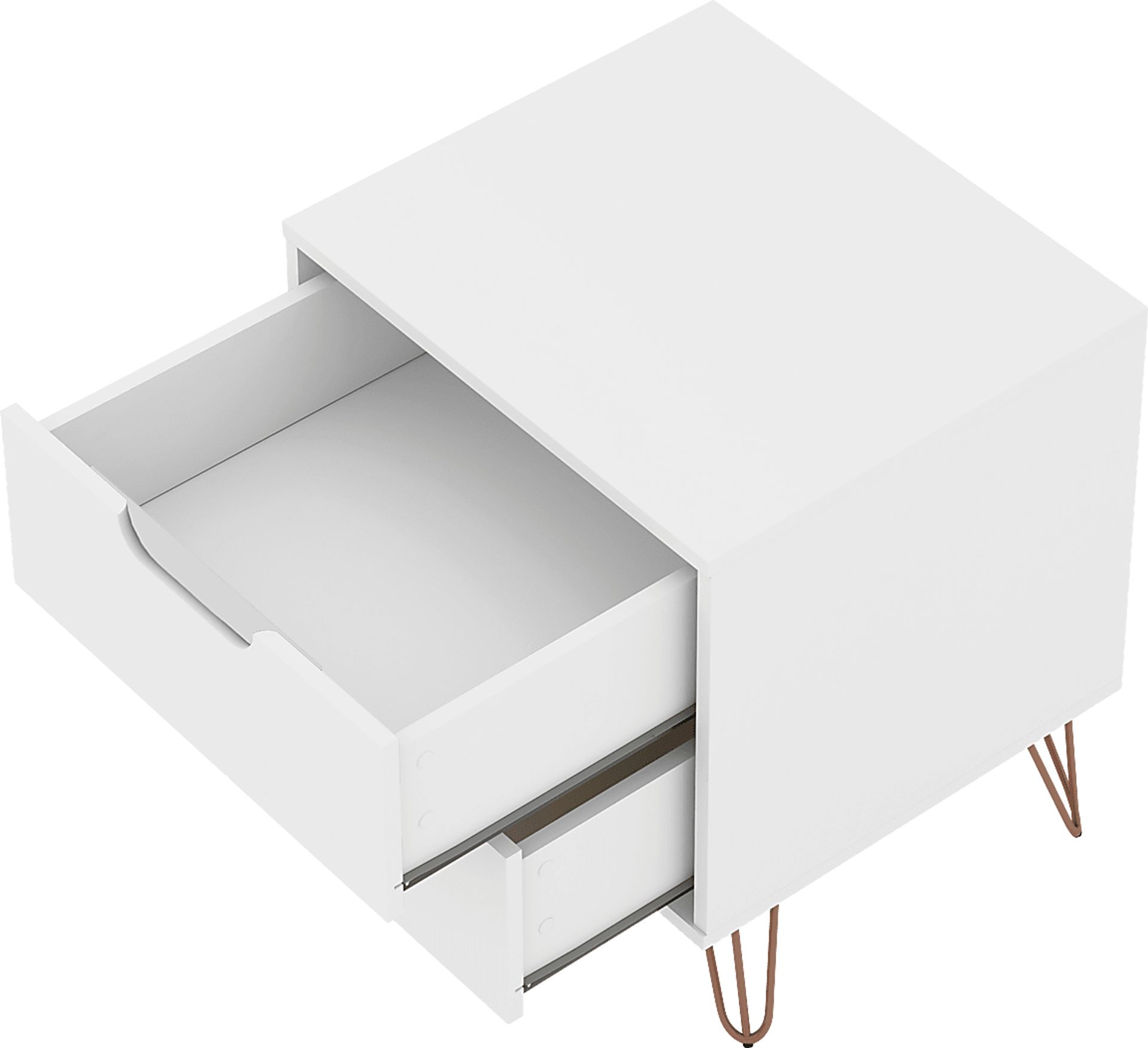 Camomile V White Nightstand - Image 5