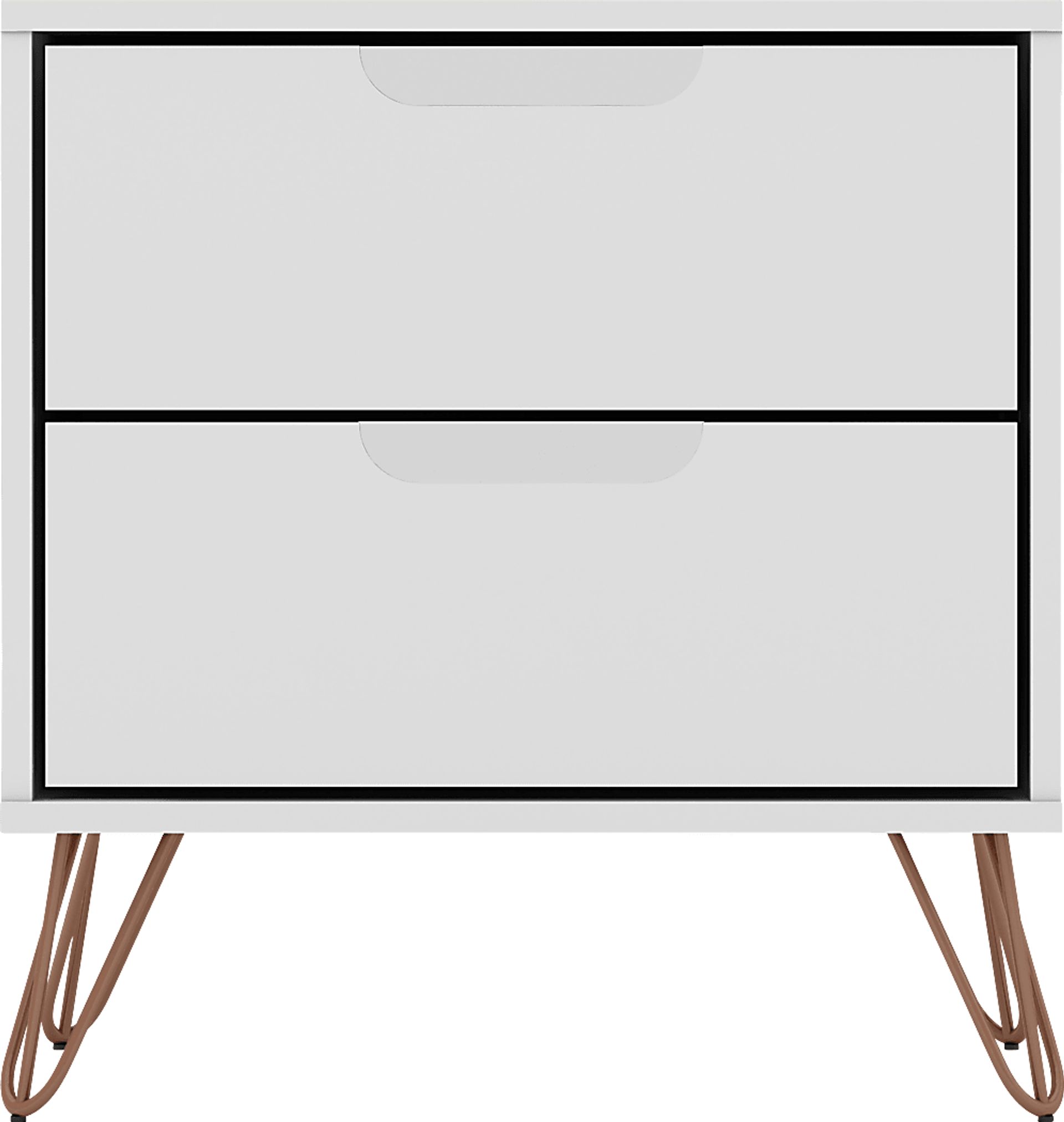 Camomile V White Nightstand - Image 1