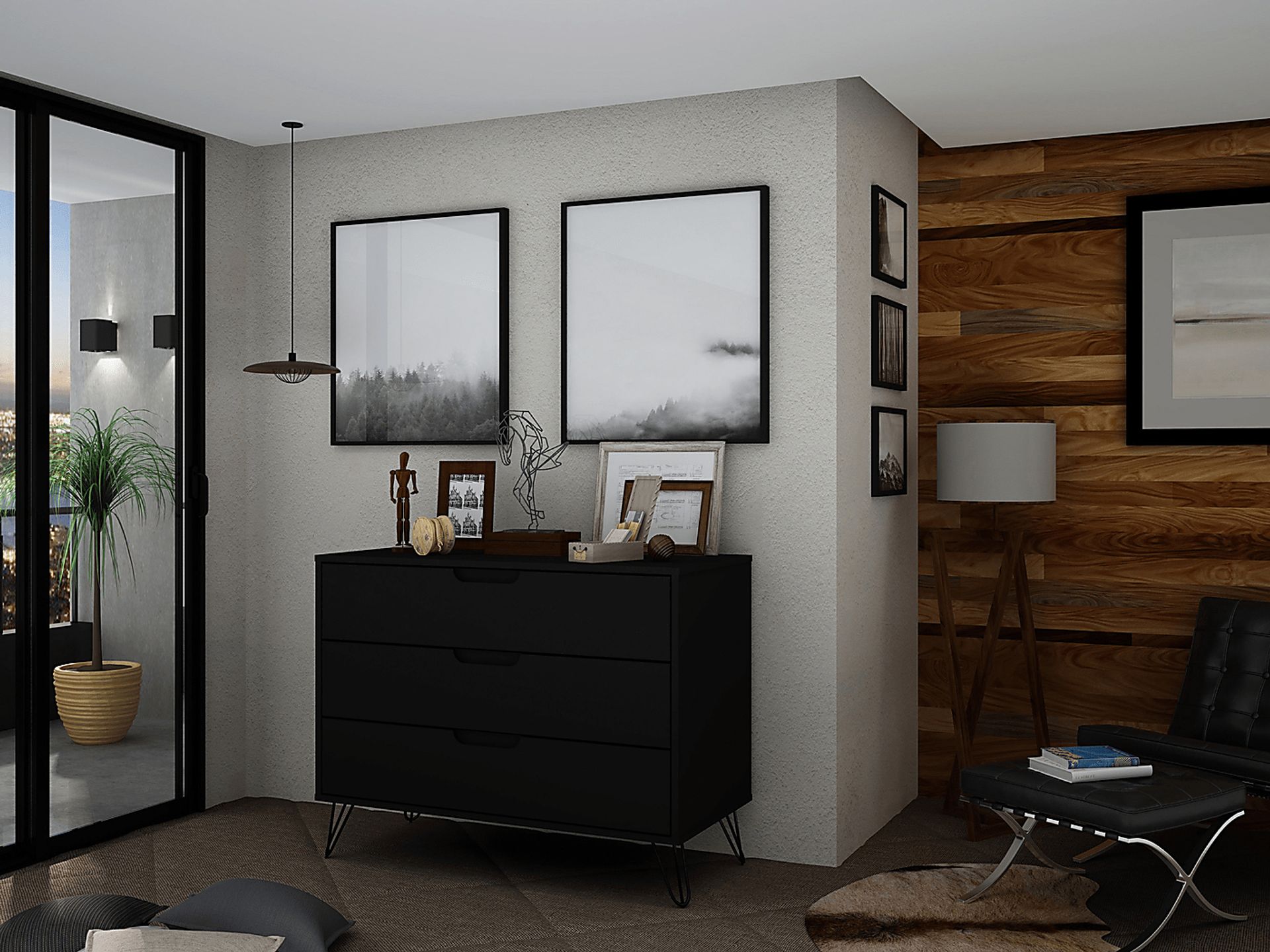 Camomile VI Black Dresser - Image 2