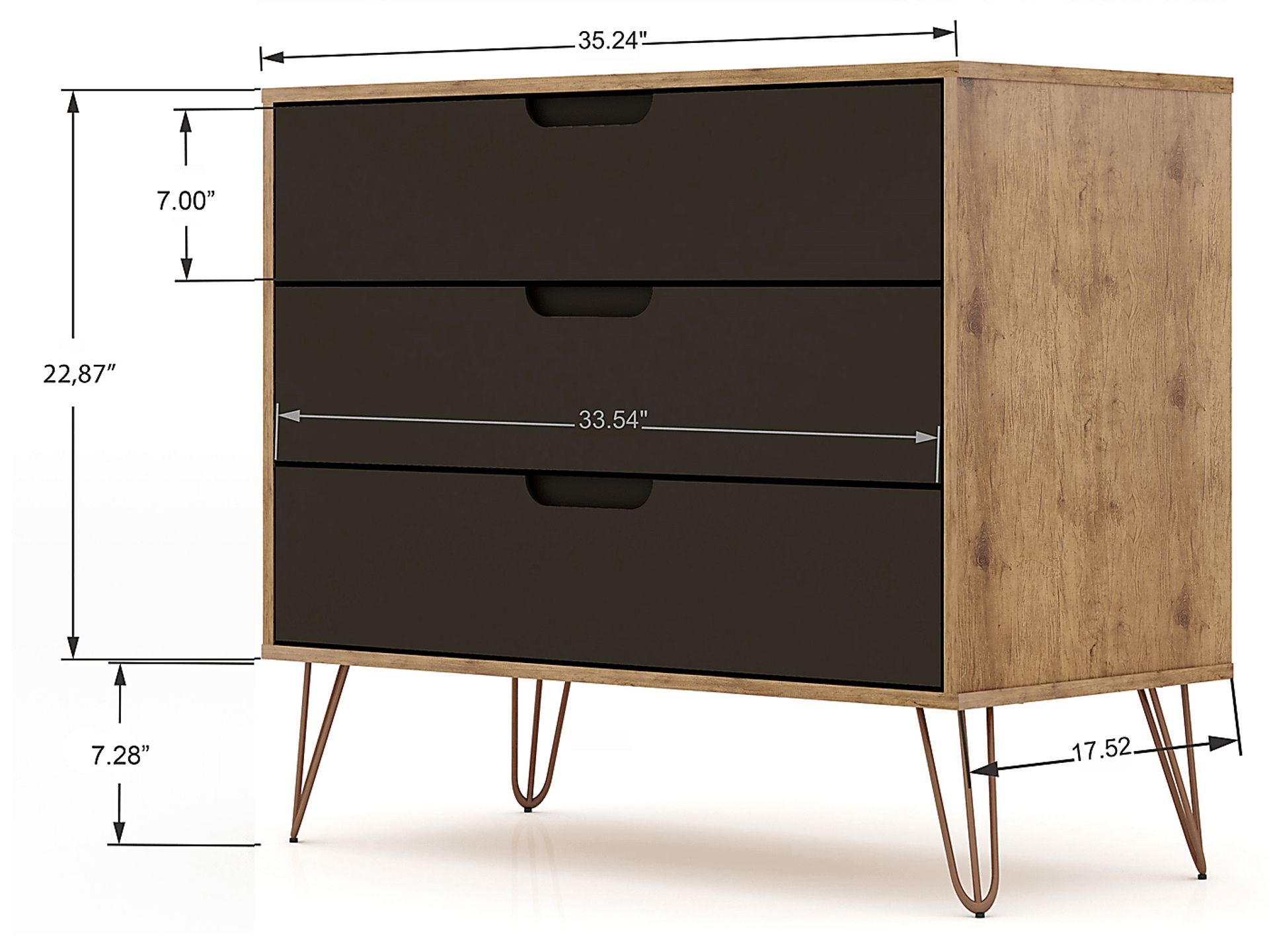 Camomile VI Gray Dresser - Image 3