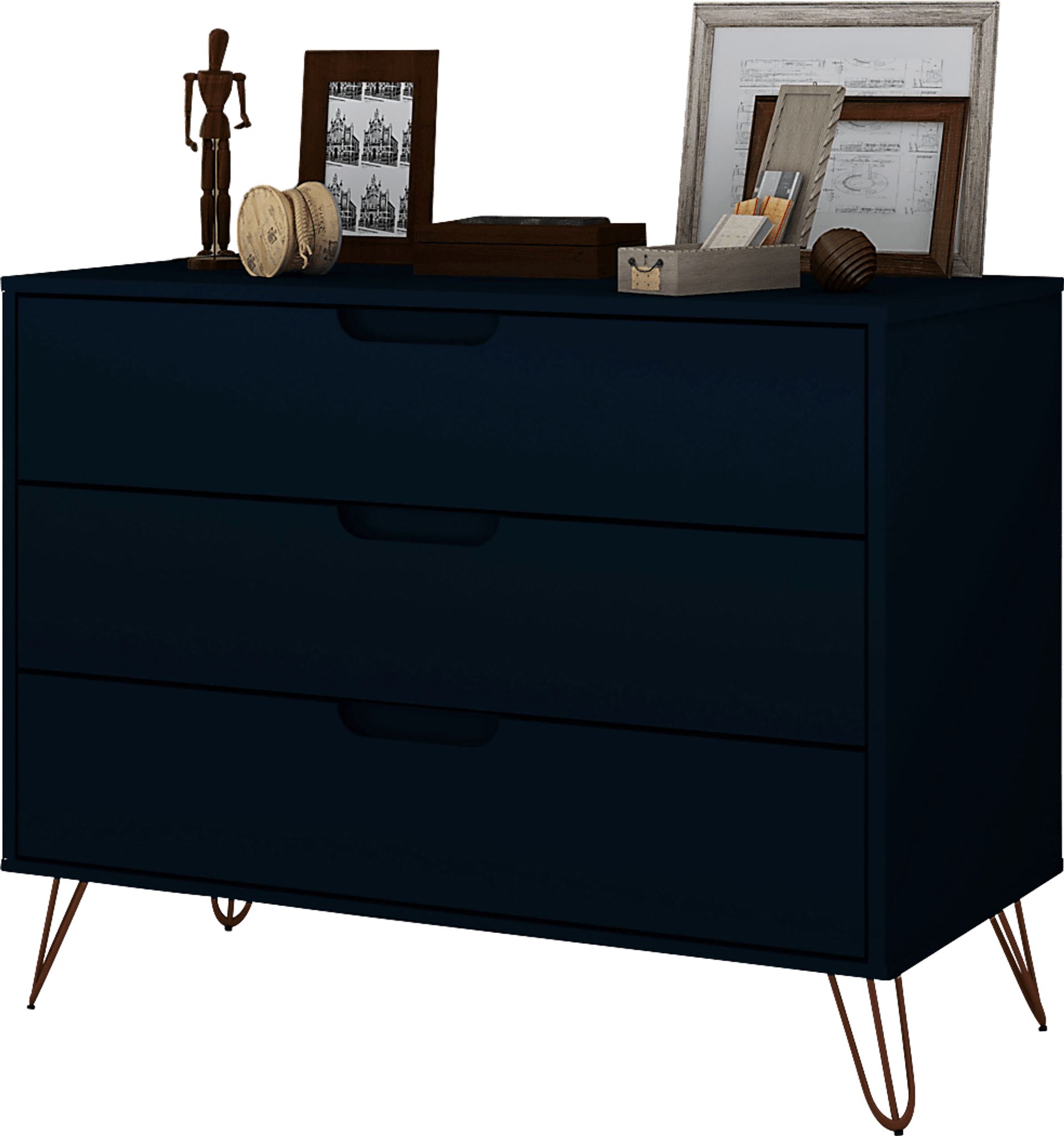 Camomile VI Midnight Blue Dresser - Image 10