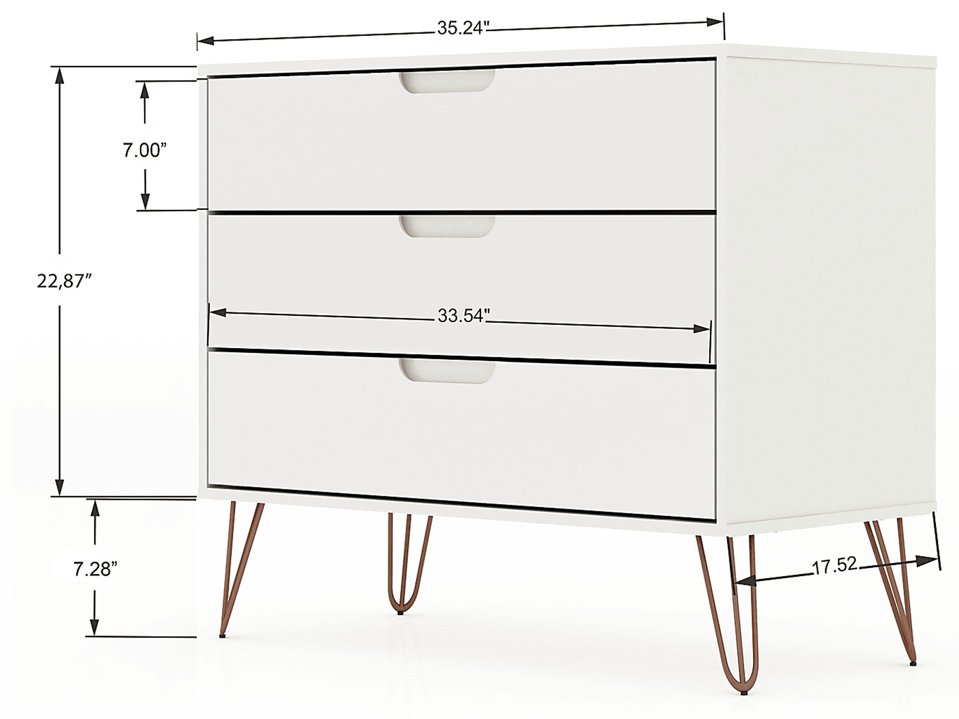 Camomile VI White Dresser - Image 3