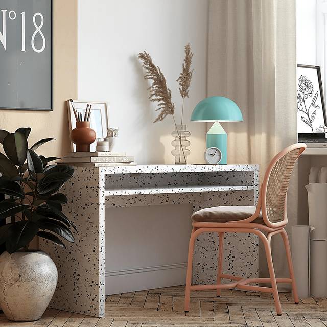 Campanella Gray Desk - Thumbnail - Image 9