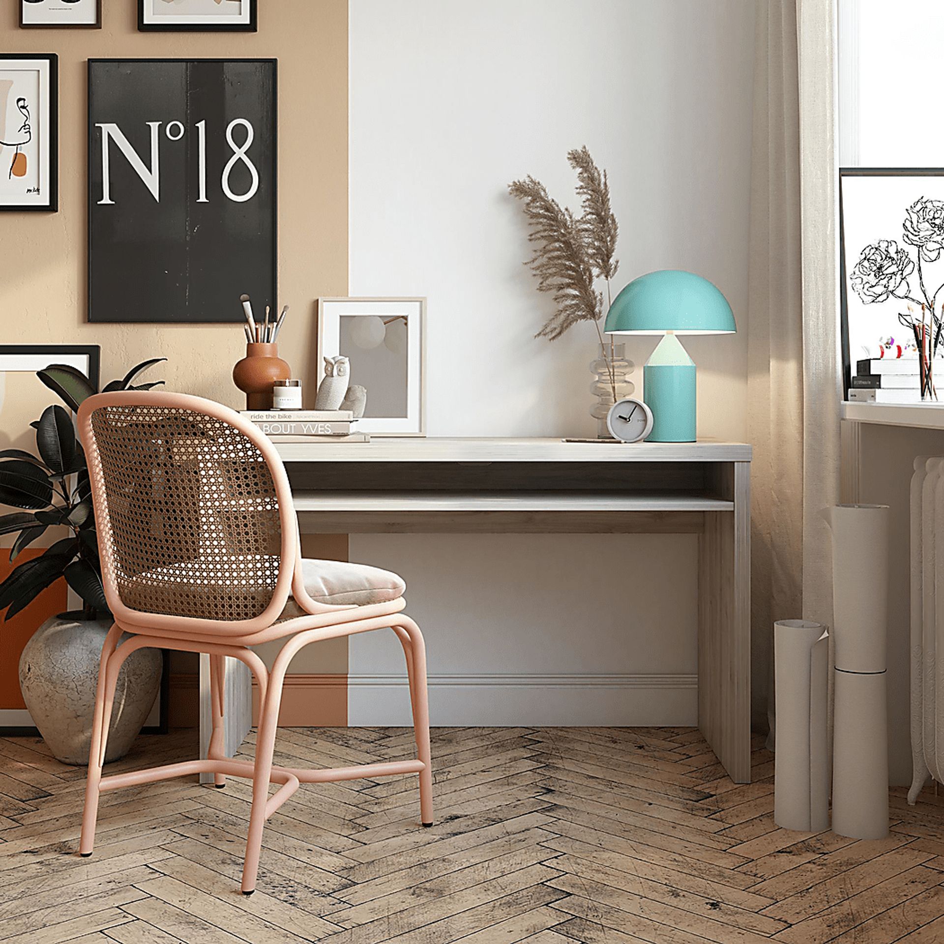 Campanella Walnut Desk - Image 9