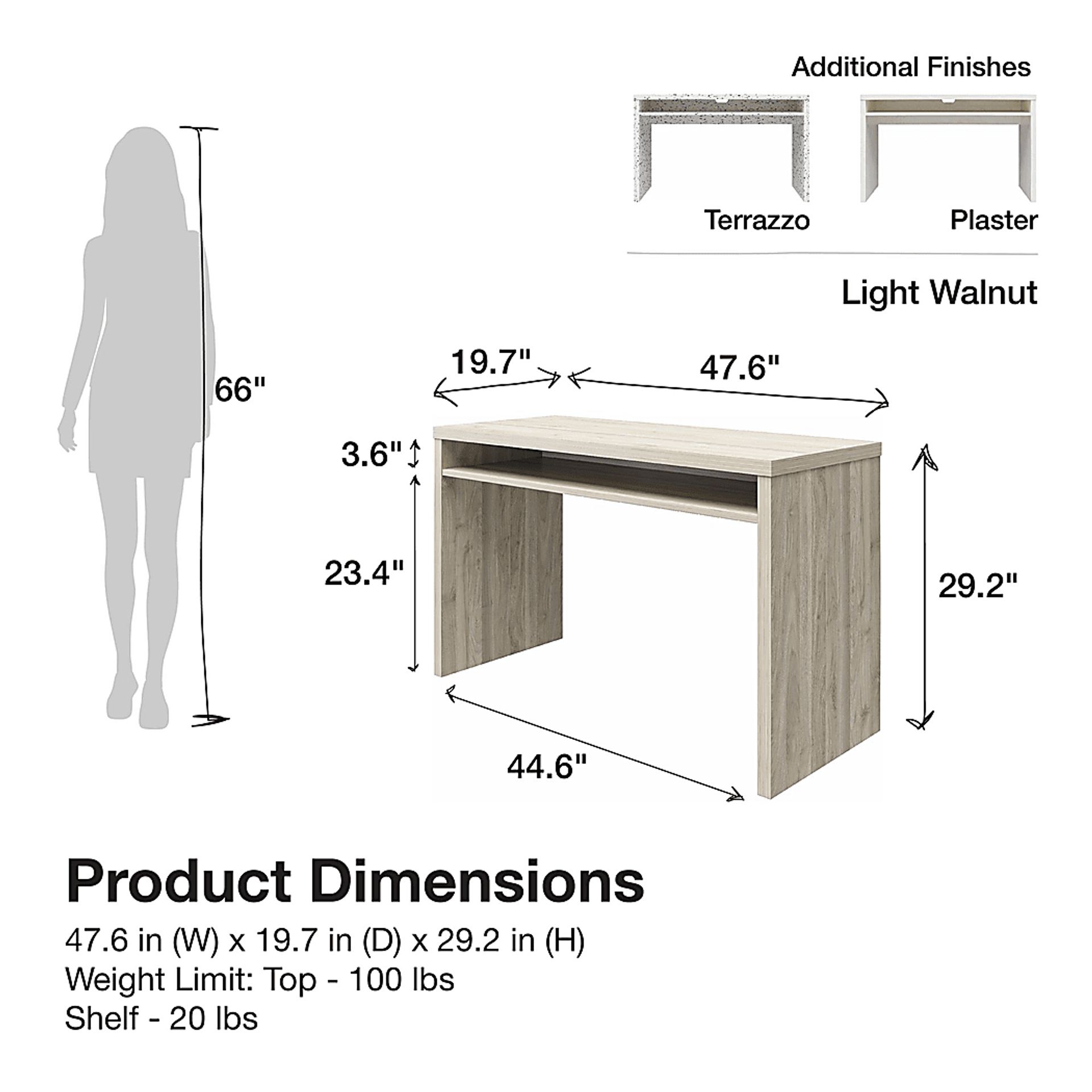 Campanella White Desk - Image 11