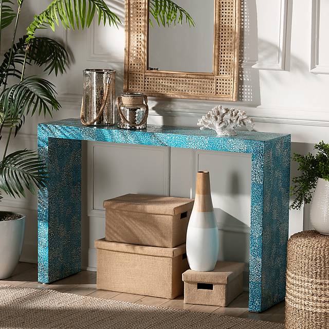 Campanlle Blue Sofa Table - Thumbnail - Image 2