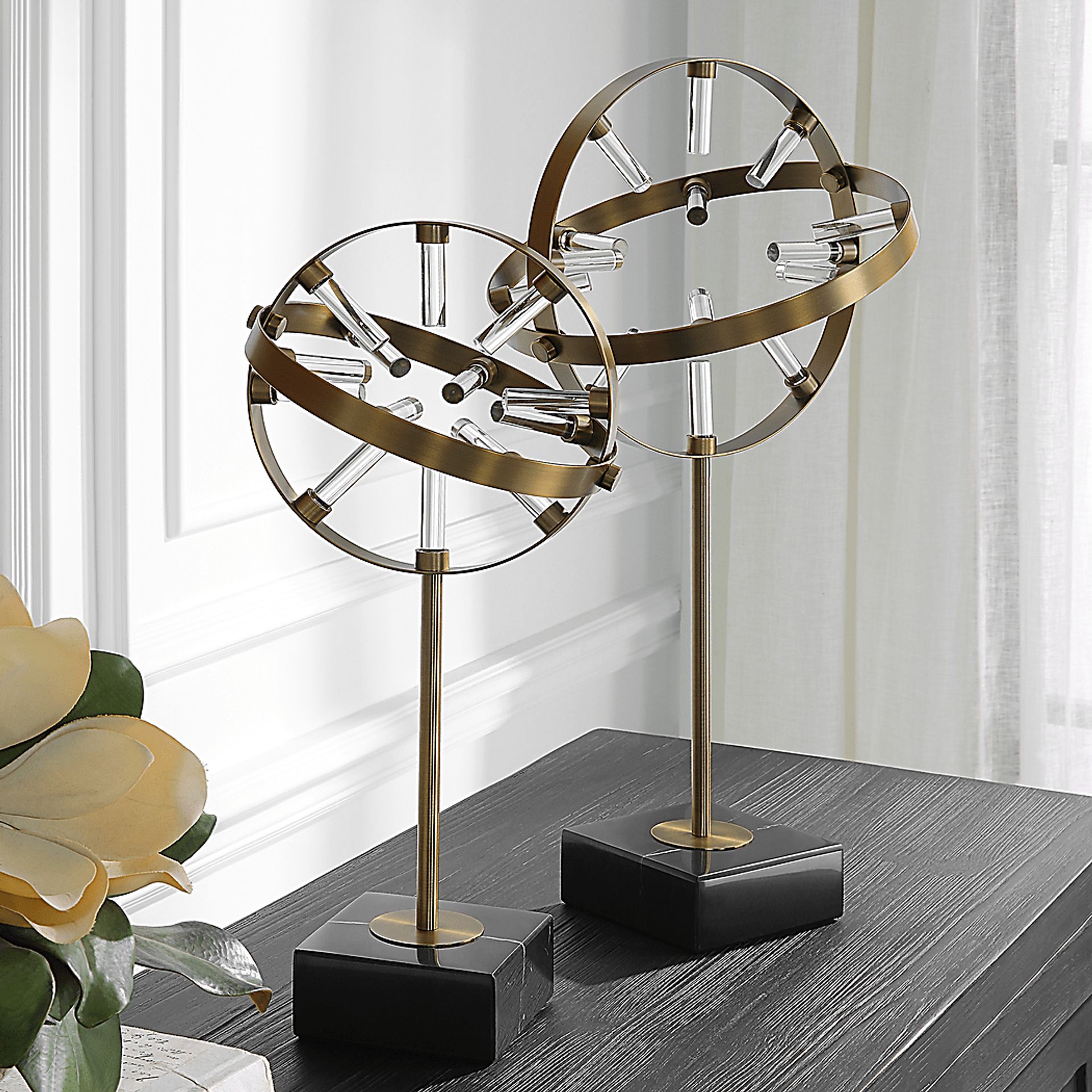 Camrin Brass Sculptures, Set of 2 - Image 2