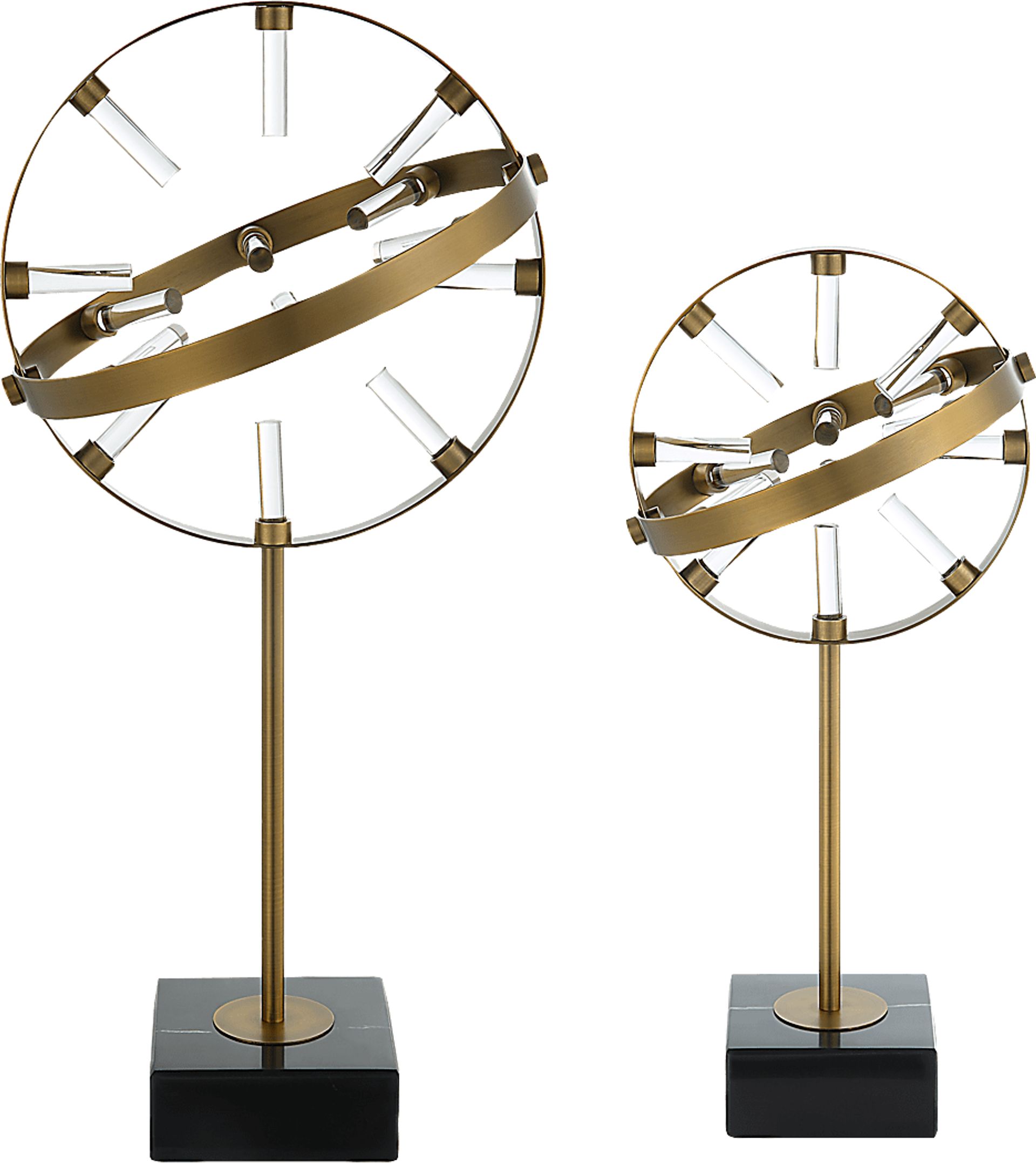 Camrin Brass Sculptures, Set of 2 - Image 1