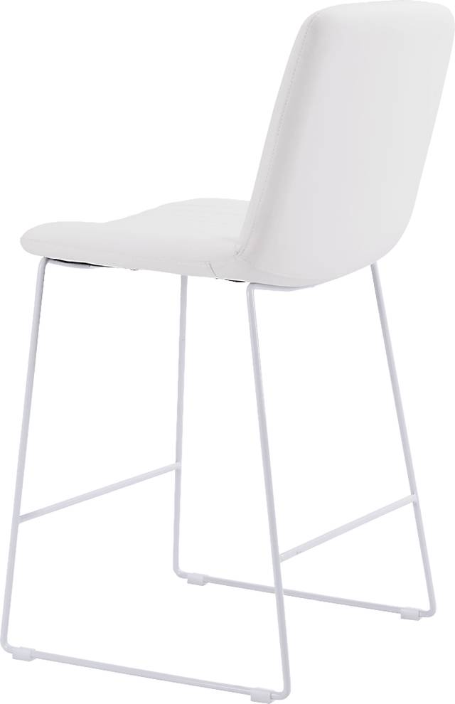 Camulet White Counter Height Stool, Set of 2 - Thumbnail - Image 7