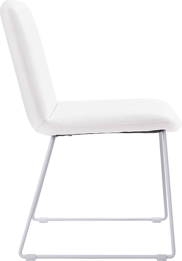 Camulet White Dining Chair, Set of 2 - Thumbnail - Image 6
