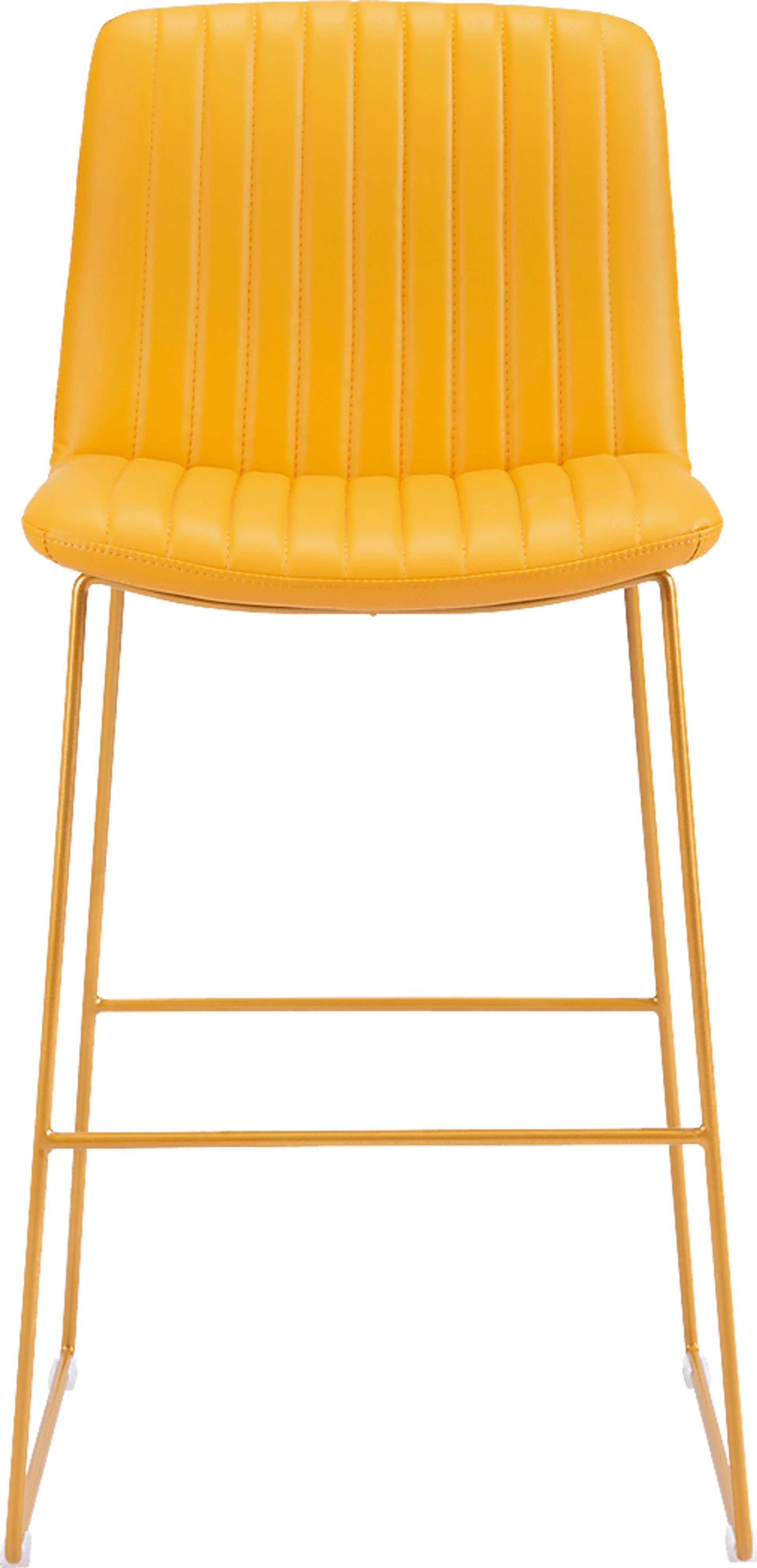 Camulet Yellow Bar Height Stool, Set of 2 - Image 4