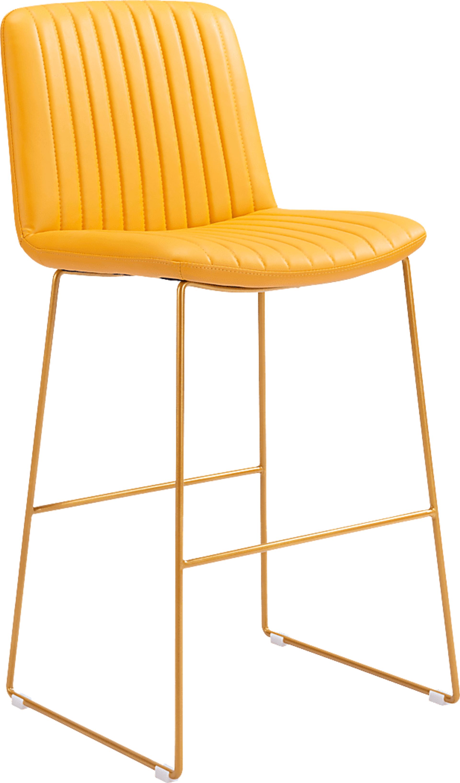 Camulet Yellow Bar Height Stool, Set of 2 - Image 7