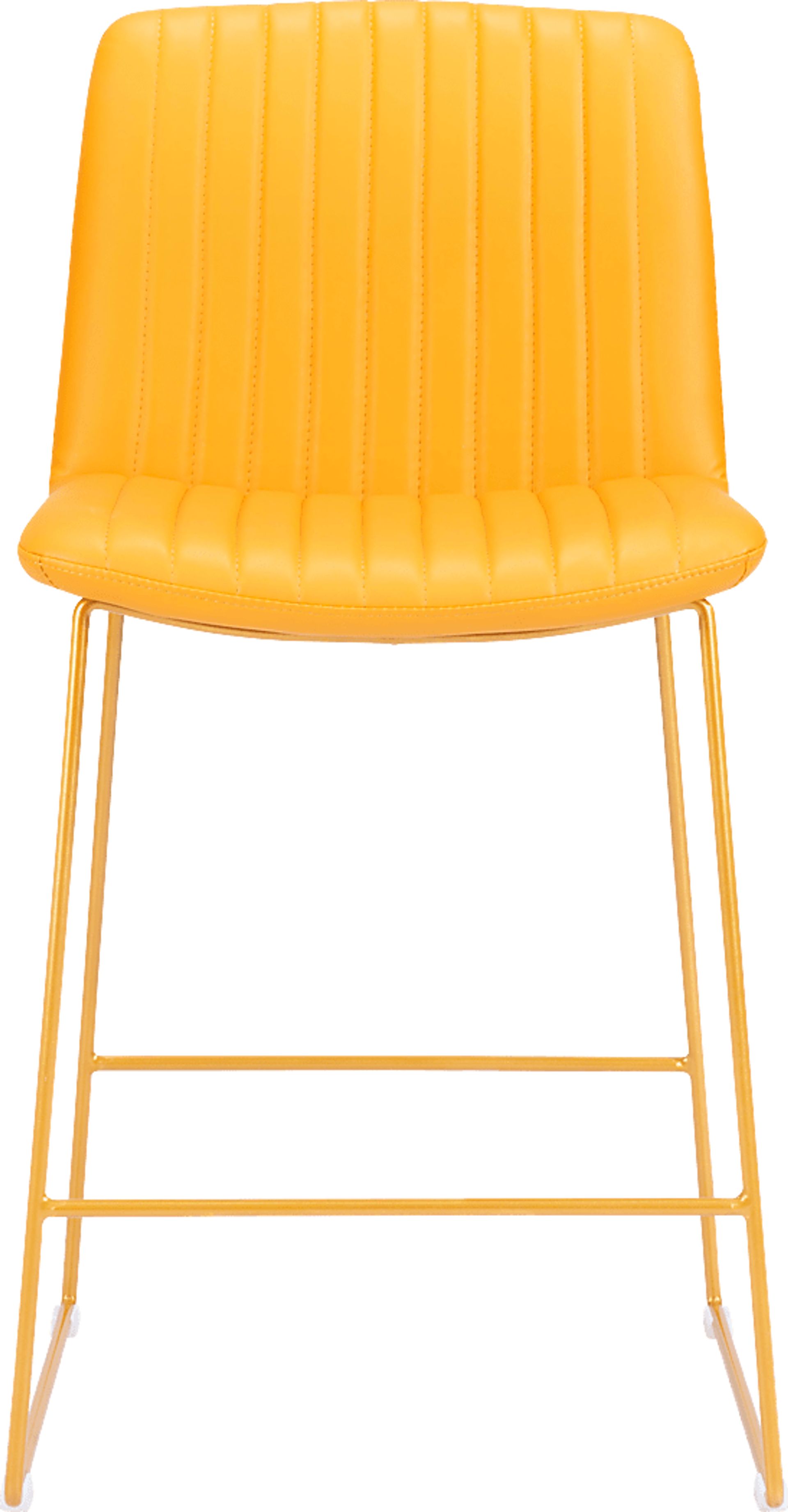 Camulet Yellow Counter Height Stool, Set of 2 - Image 5