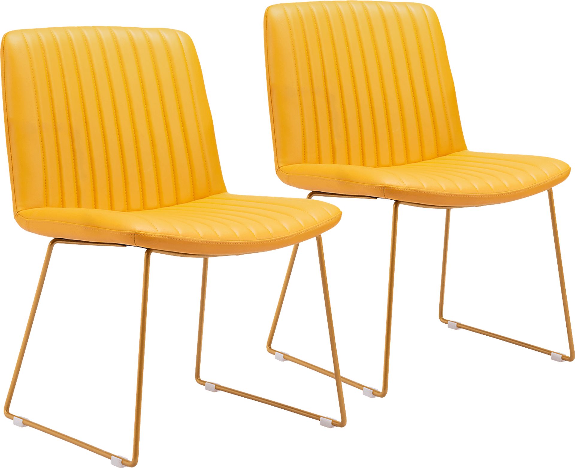 Camulet Yellow Dining Chair, Set of 2 - Image 1