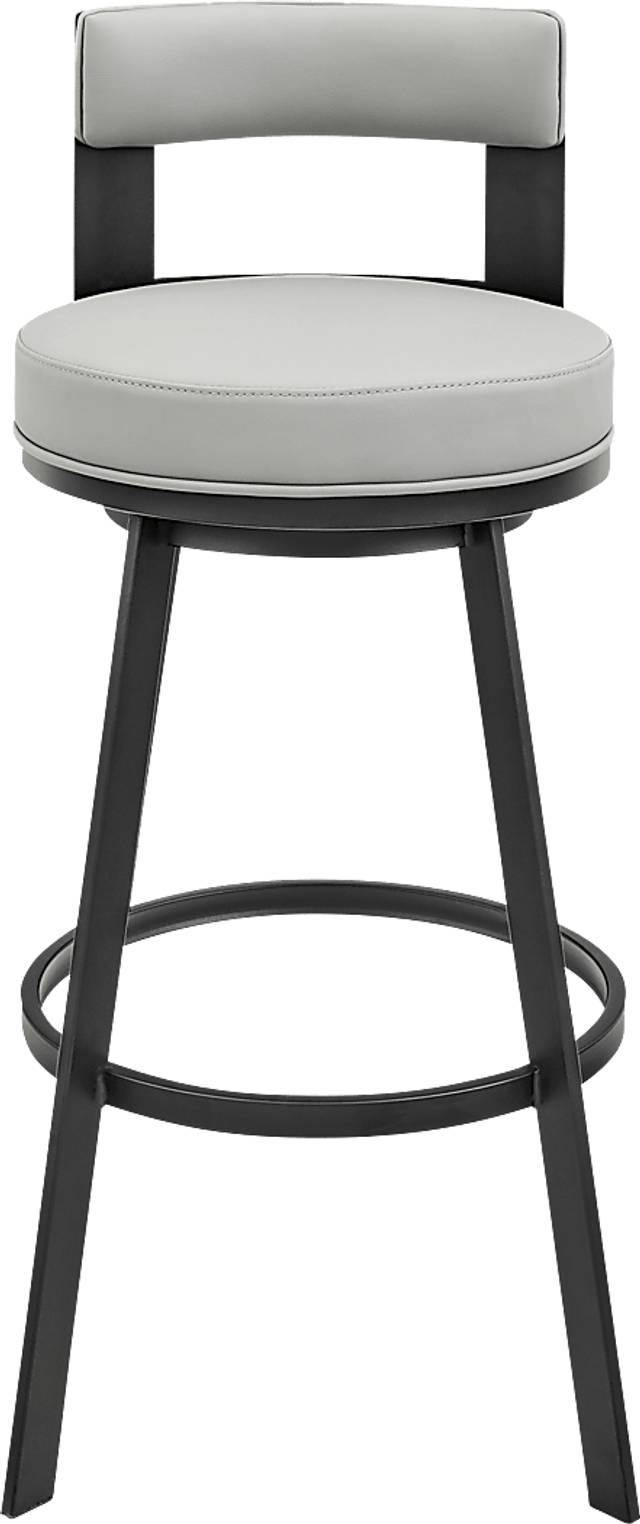 Camver Gray Swivel Barstool - Thumbnail - Image 3