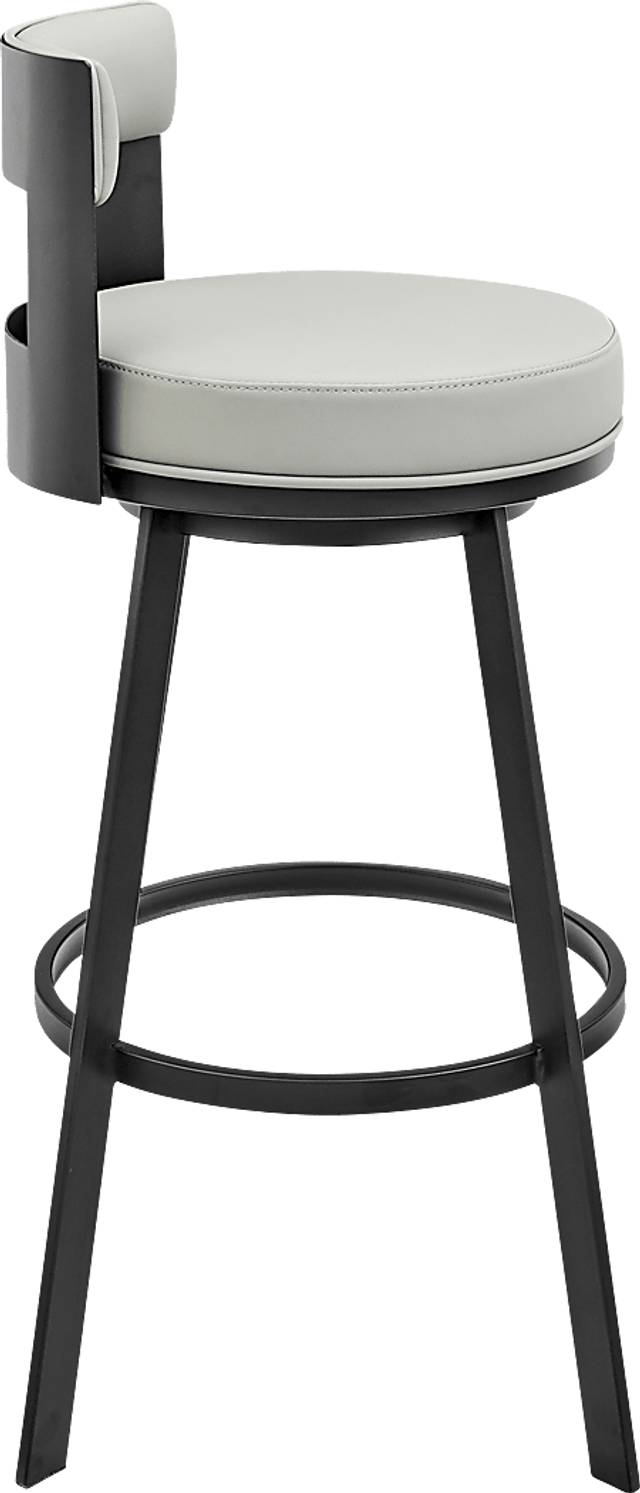 Camver Gray Swivel Barstool - Thumbnail - Image 4
