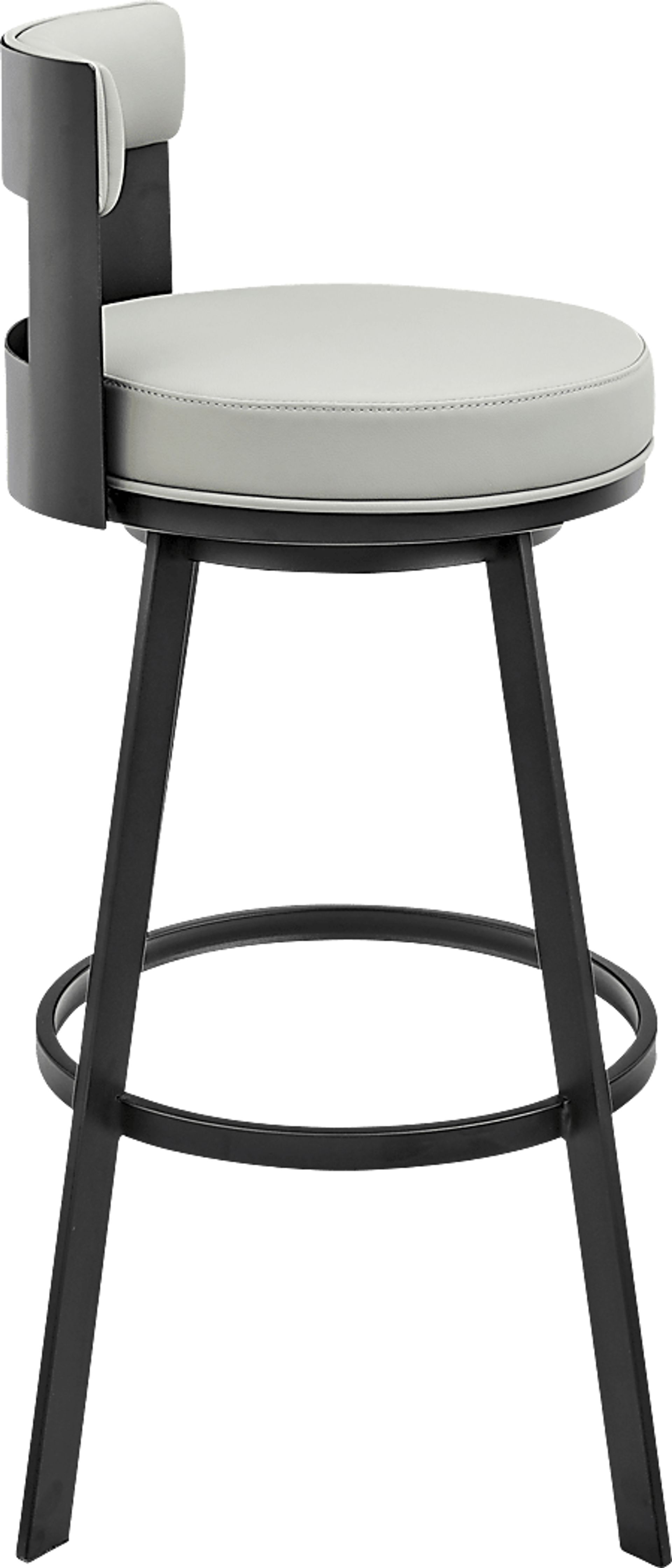 Camver Gray Swivel Barstool - Image 4