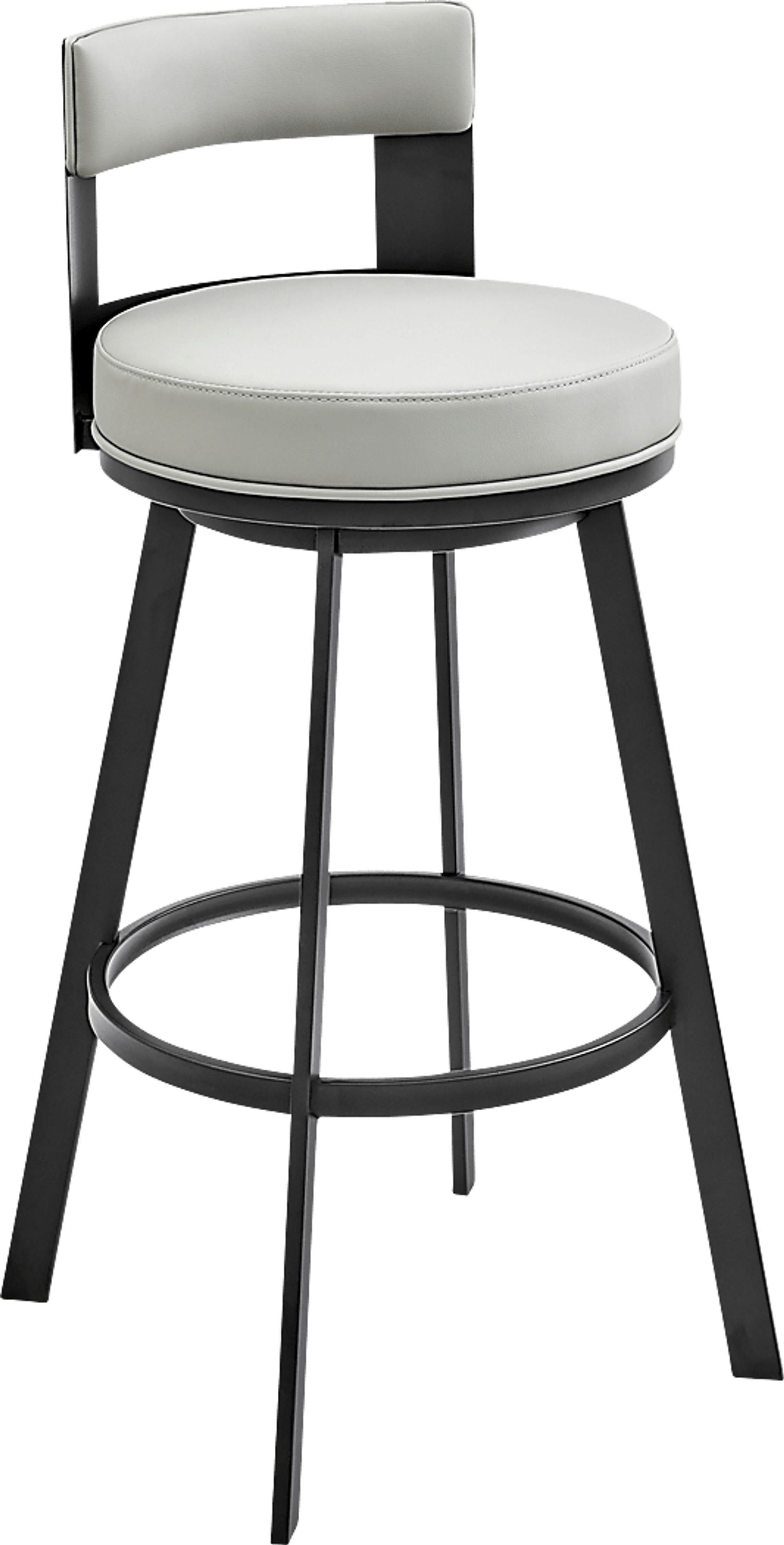 Camver Gray Swivel Barstool - Image 1