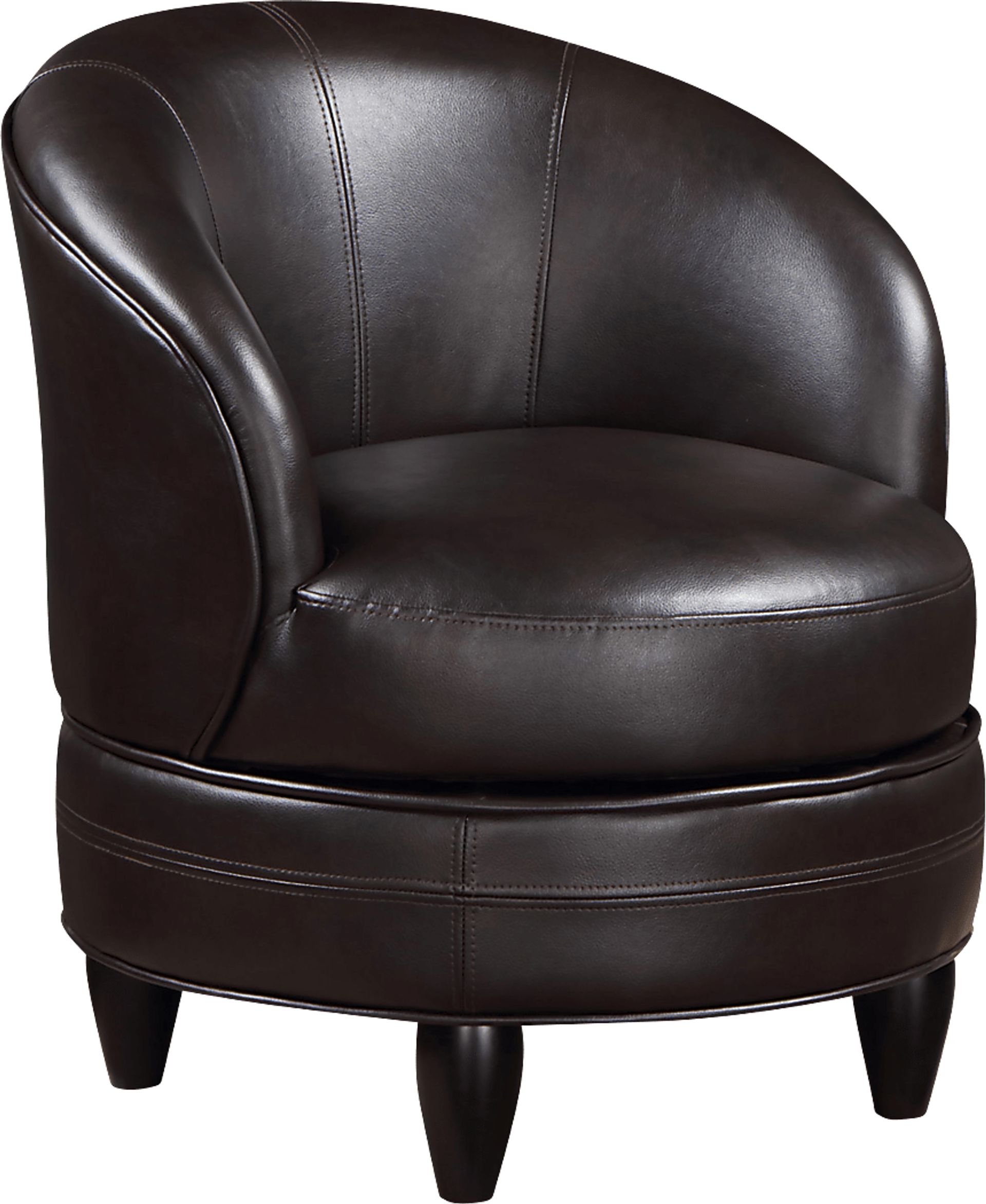 Camwick Brown Swivel Accent Chair - Image 1