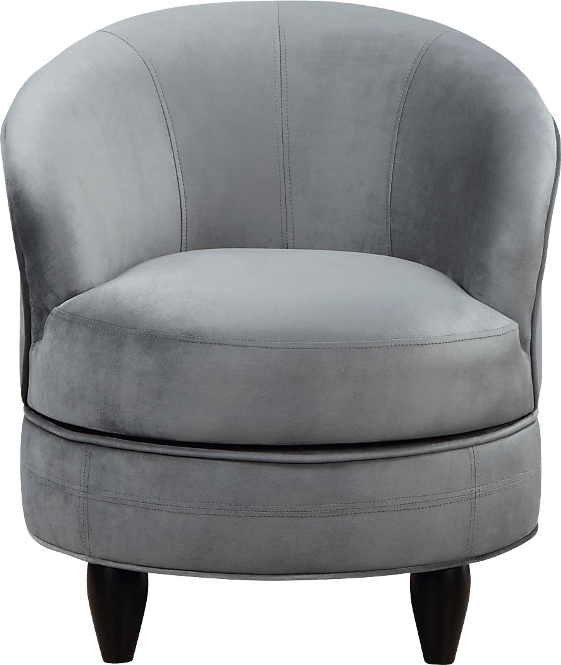 Camwick Light Gray Swivel Accent Chair - Image 2