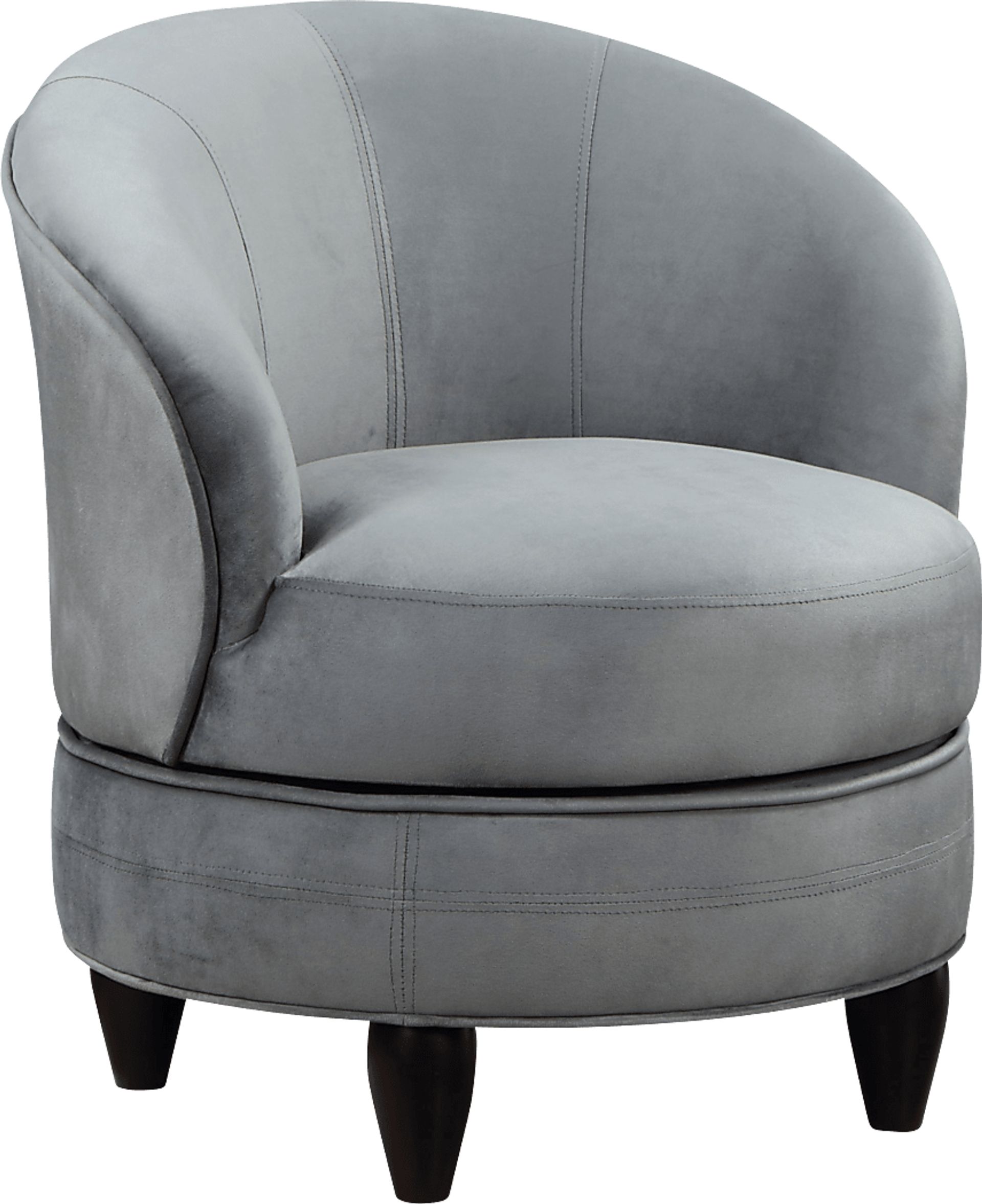 Camwick Light Gray Swivel Accent Chair - Image 1