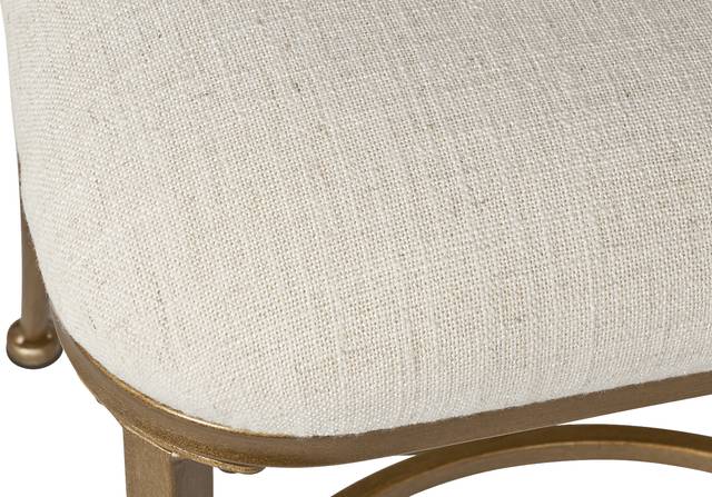 Canal Street Cream Vanity Stool - Thumbnail - Image 4