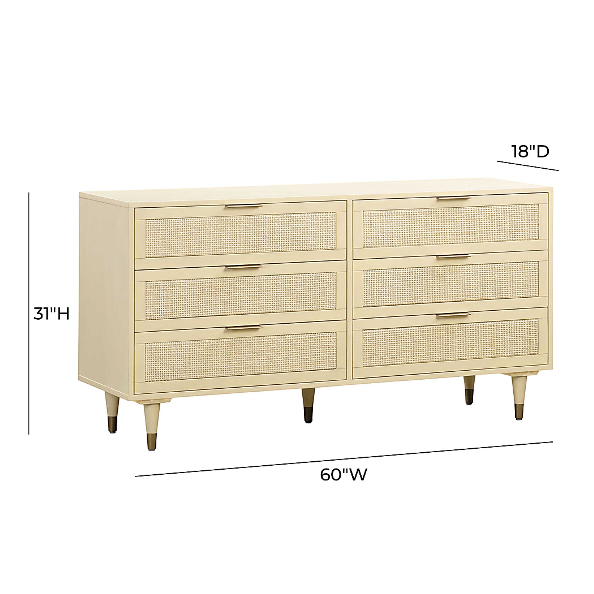 Canalers Beige Dresser - Image 10
