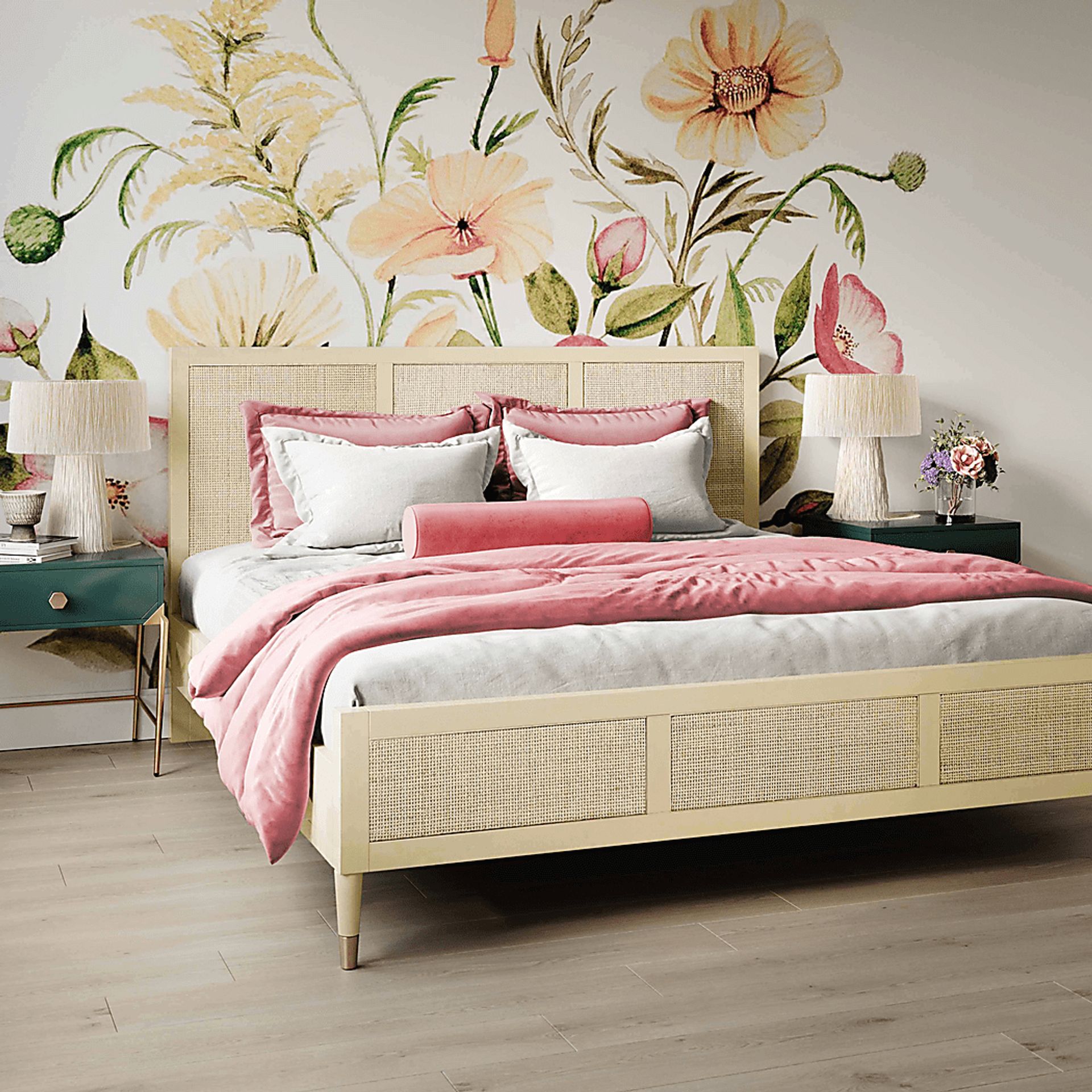 Canalers Beige King Bed - Image 2