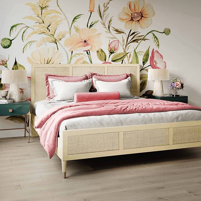 Canalers Beige Queen Bed - Thumbnail - Image 2