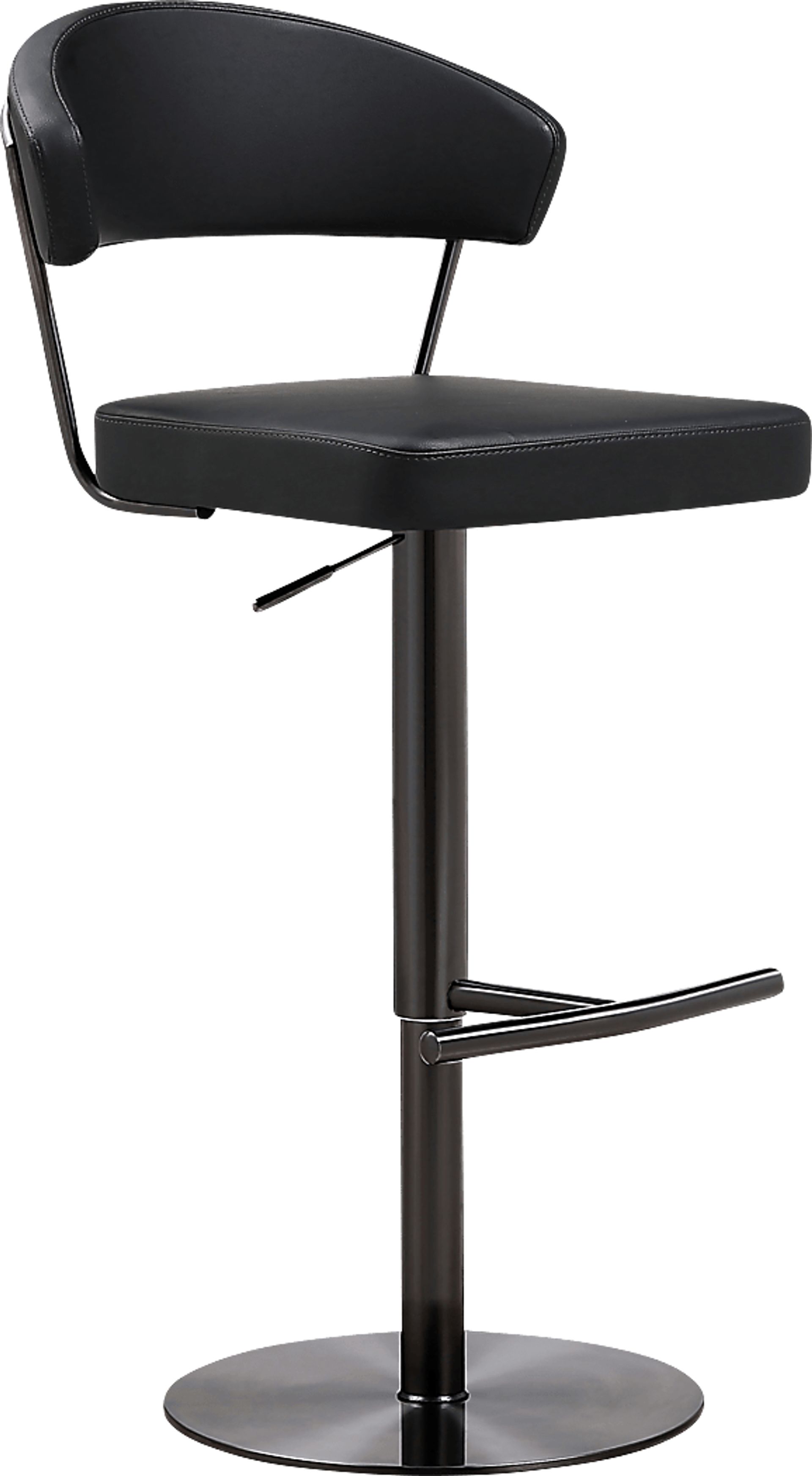 Canaran Black Barstool - Image 1