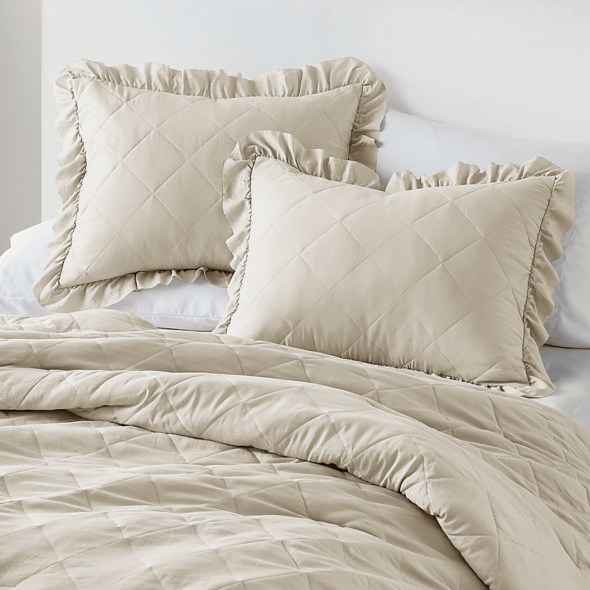 Canarioa Beige King/California King 3 Pc Comforter Set - Image 15