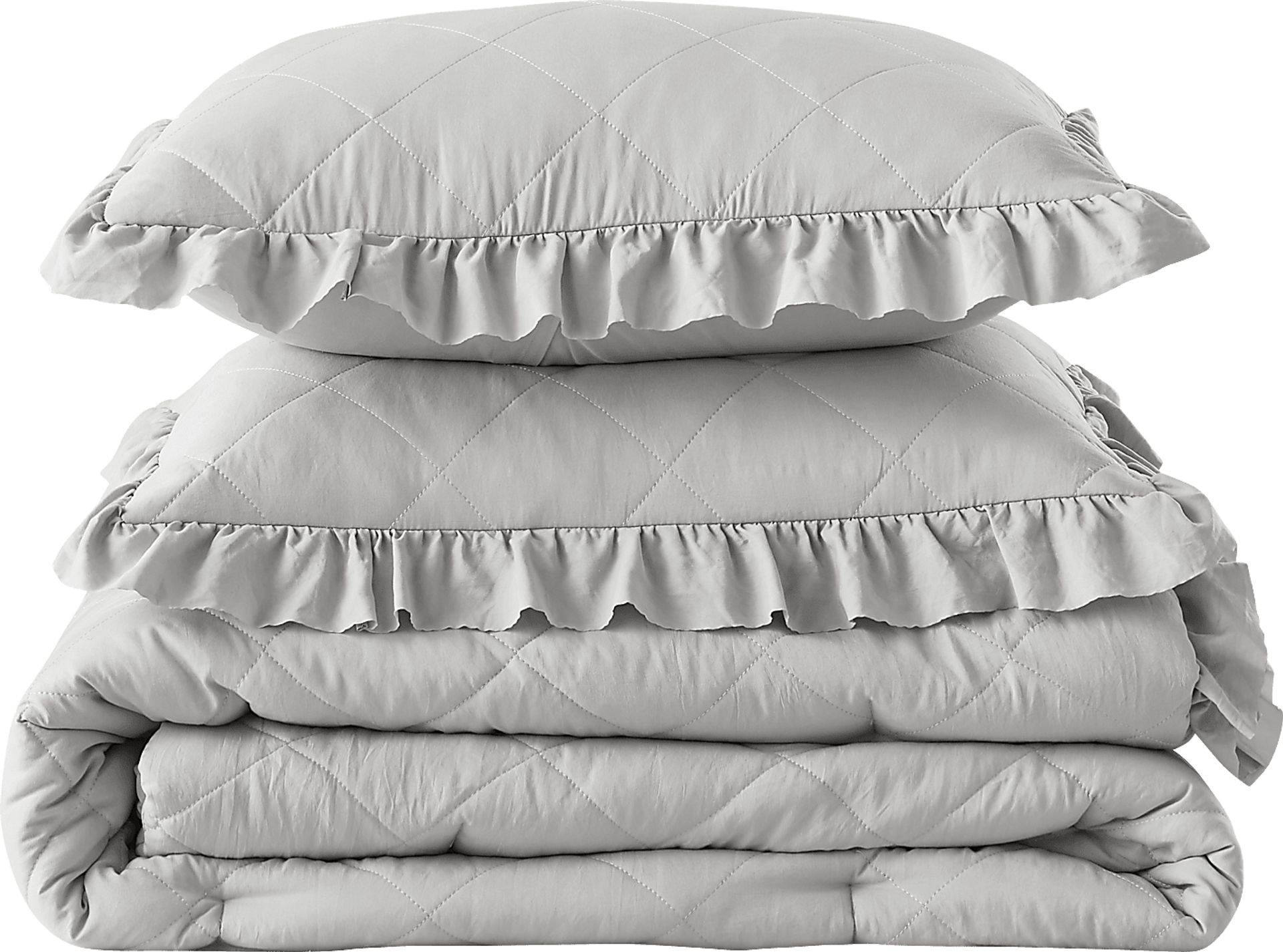 Canarioa Gray Full/Queen 3 Pc Comforter Set - Image 14