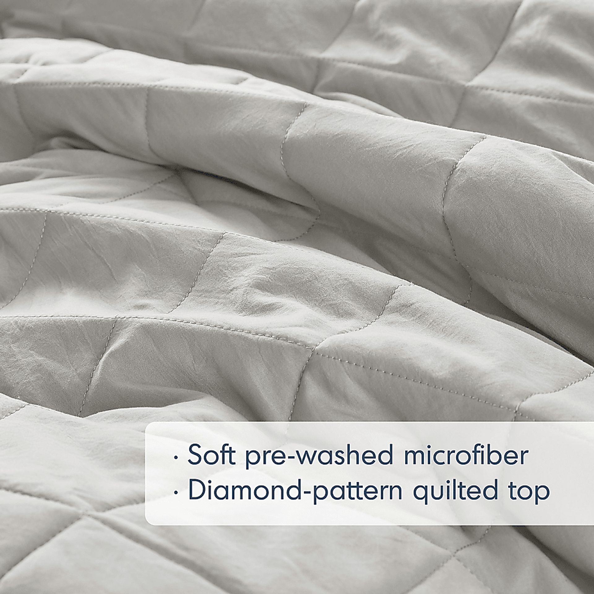 Canarioa Gray Full/Queen 3 Pc Comforter Set - Image 10
