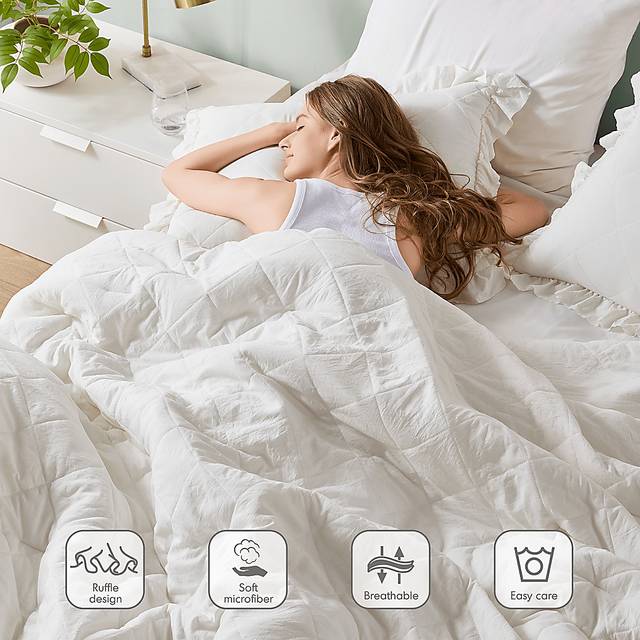 Canarioa Ivory Full/Queen 3 Pc Comforter Set - Thumbnail - Image 12