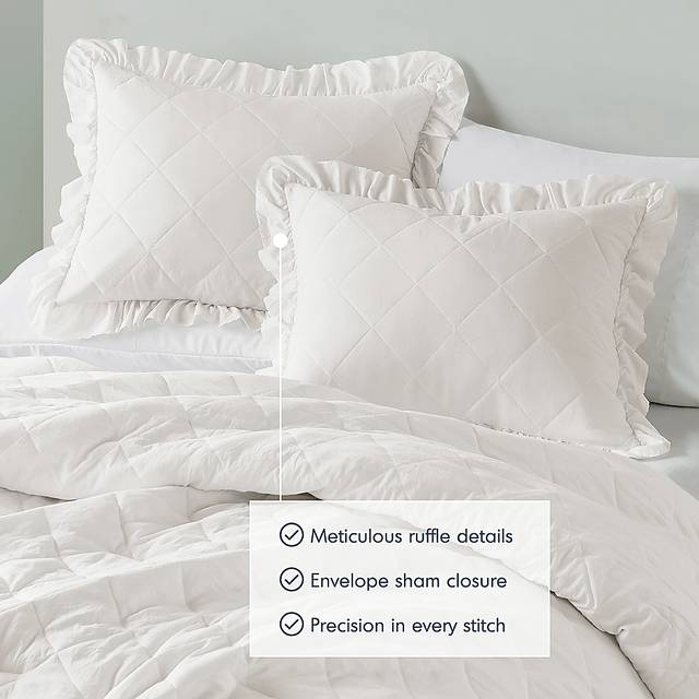 Canarioa Ivory Full/Queen 3 Pc Comforter Set - Thumbnail - Image 13
