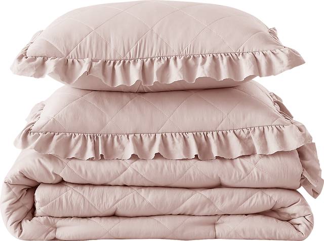 Canarioa Pink Full/Queen 3 Pc Comforter Set - Thumbnail - Image 14