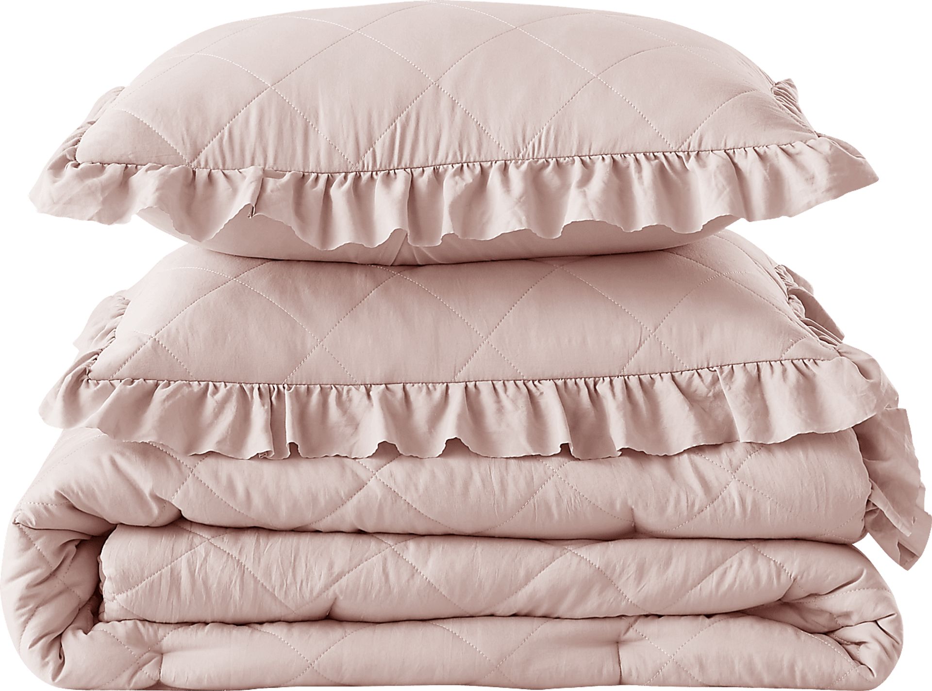 Canarioa Pink Full/Queen 3 Pc Comforter Set - Image 14