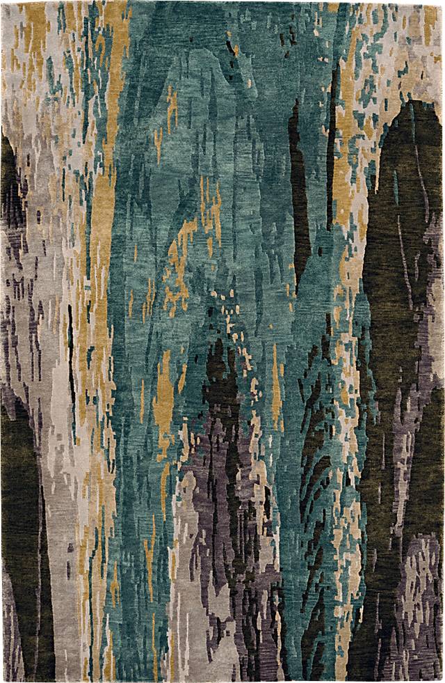 Canaveral Blue 5' x 8' Rug - Thumbnail - Image 1