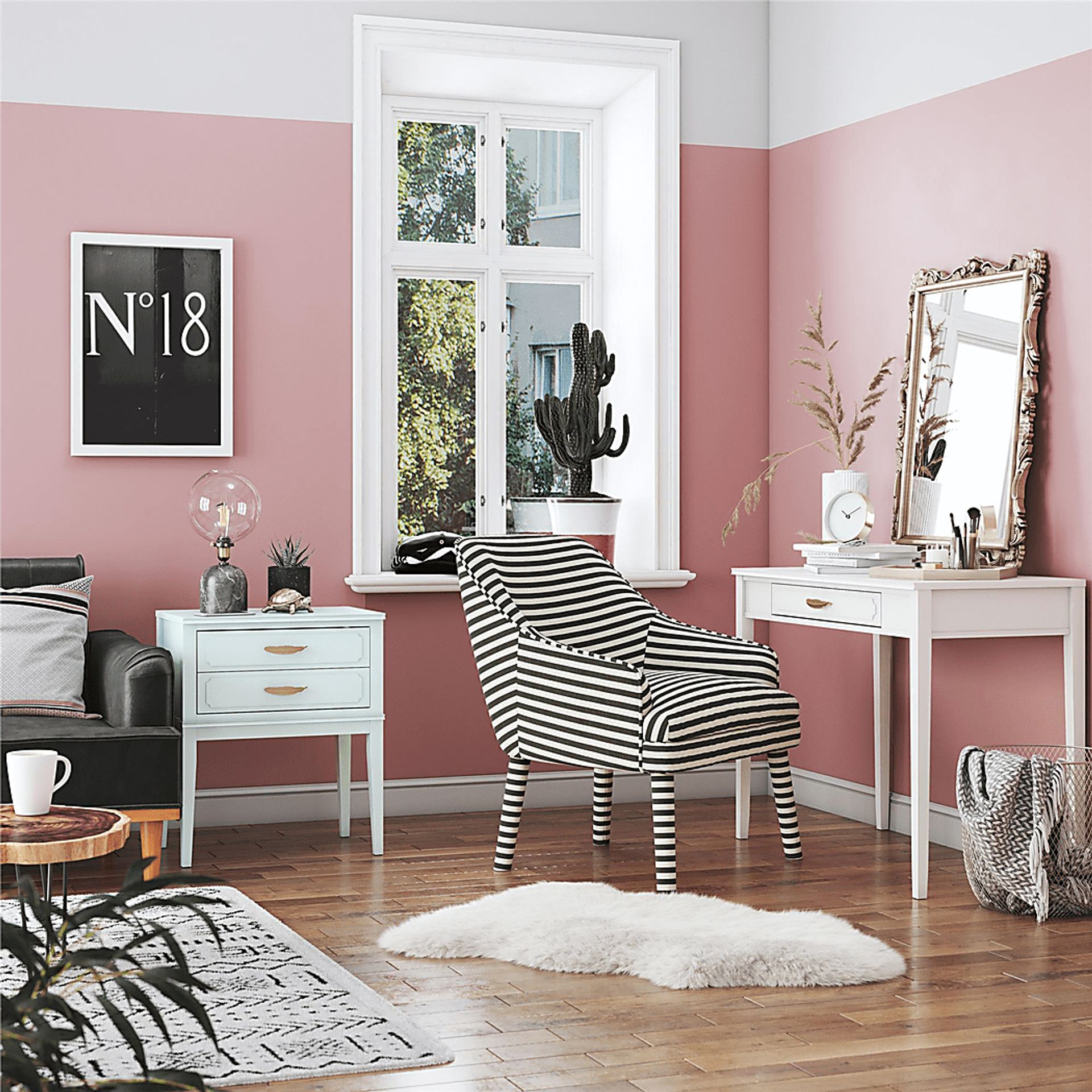 Canberra Blue Accent Table - Image 8
