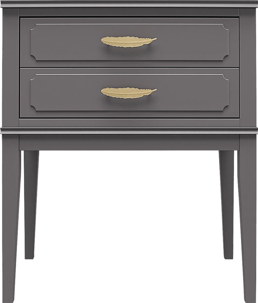 Canberra Gray Accent Table