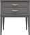 Canberra Gray Accent Table