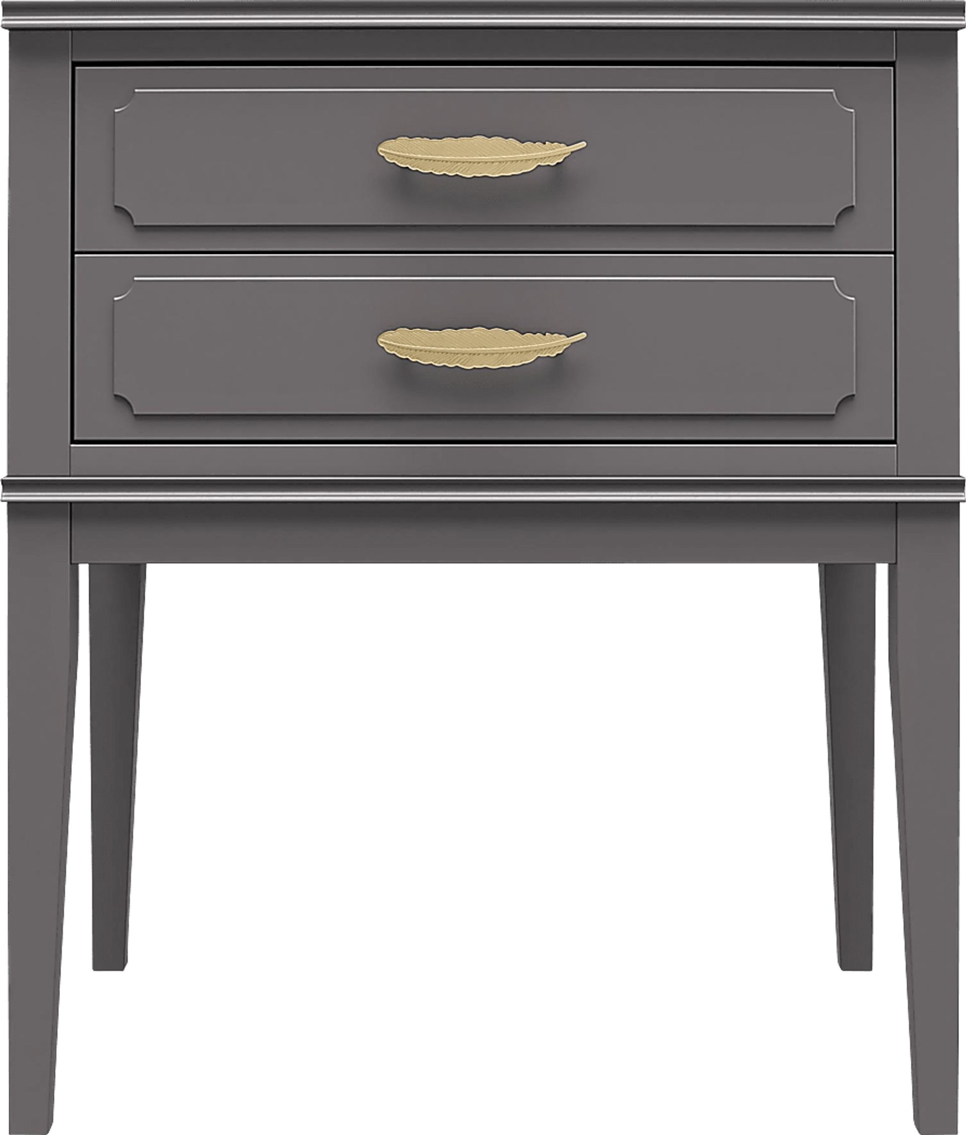 Canberra Gray Accent Table - Image 1