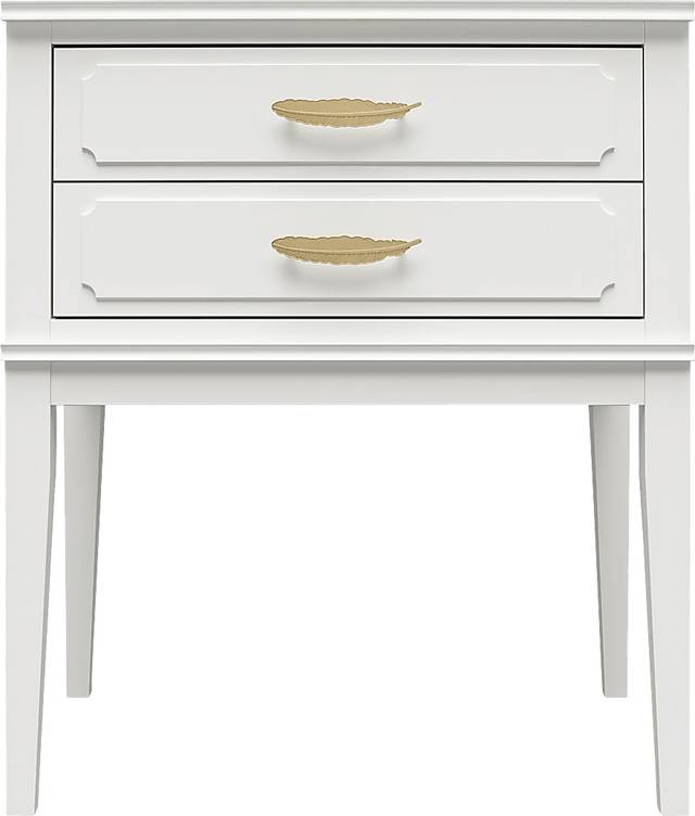 Canberra White Accent Table - Thumbnail - Image 1