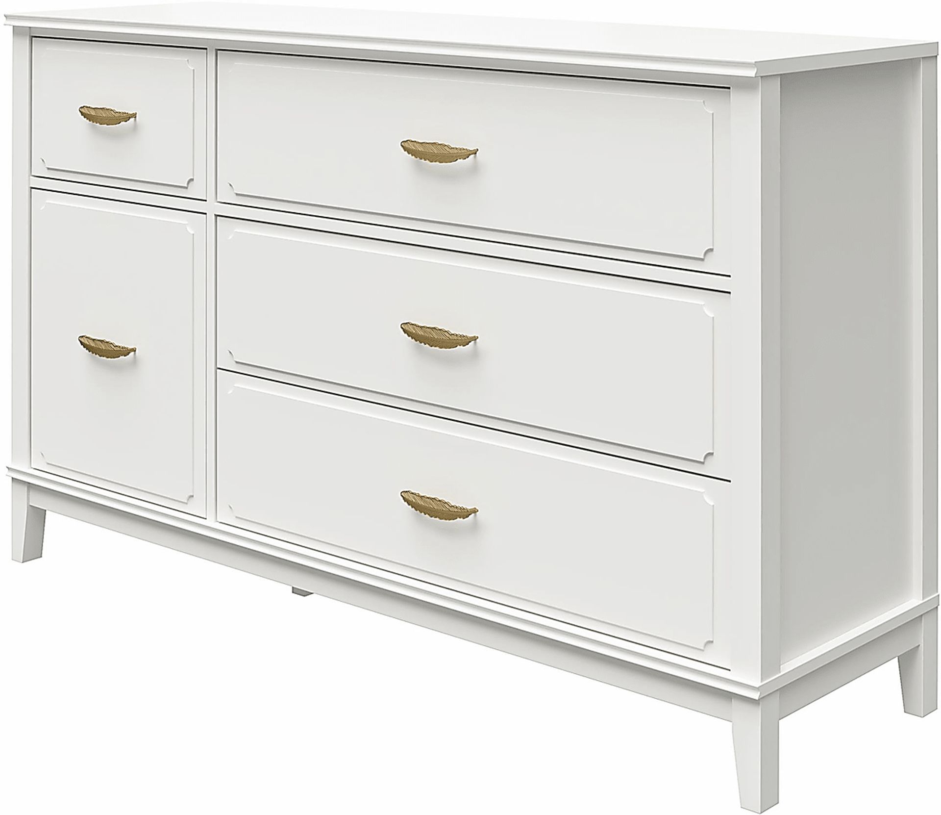Canberra White Dresser - Image 3