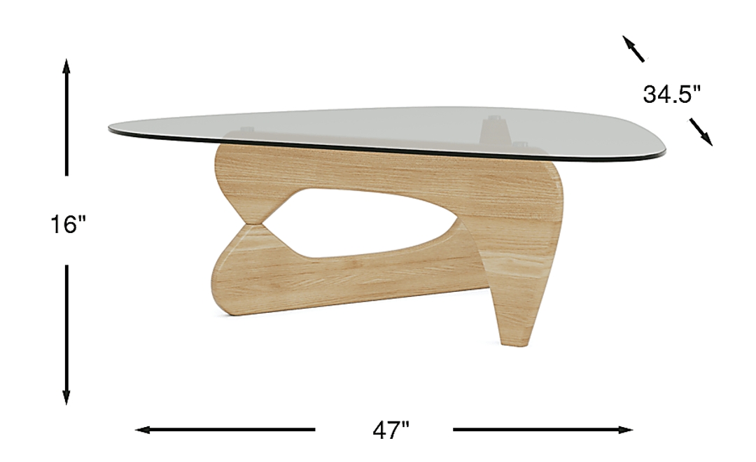 Candela Tan Cocktail Table