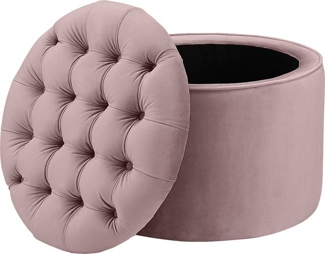 Candellar Mauve Storage Ottoman - Thumbnail - Image 2